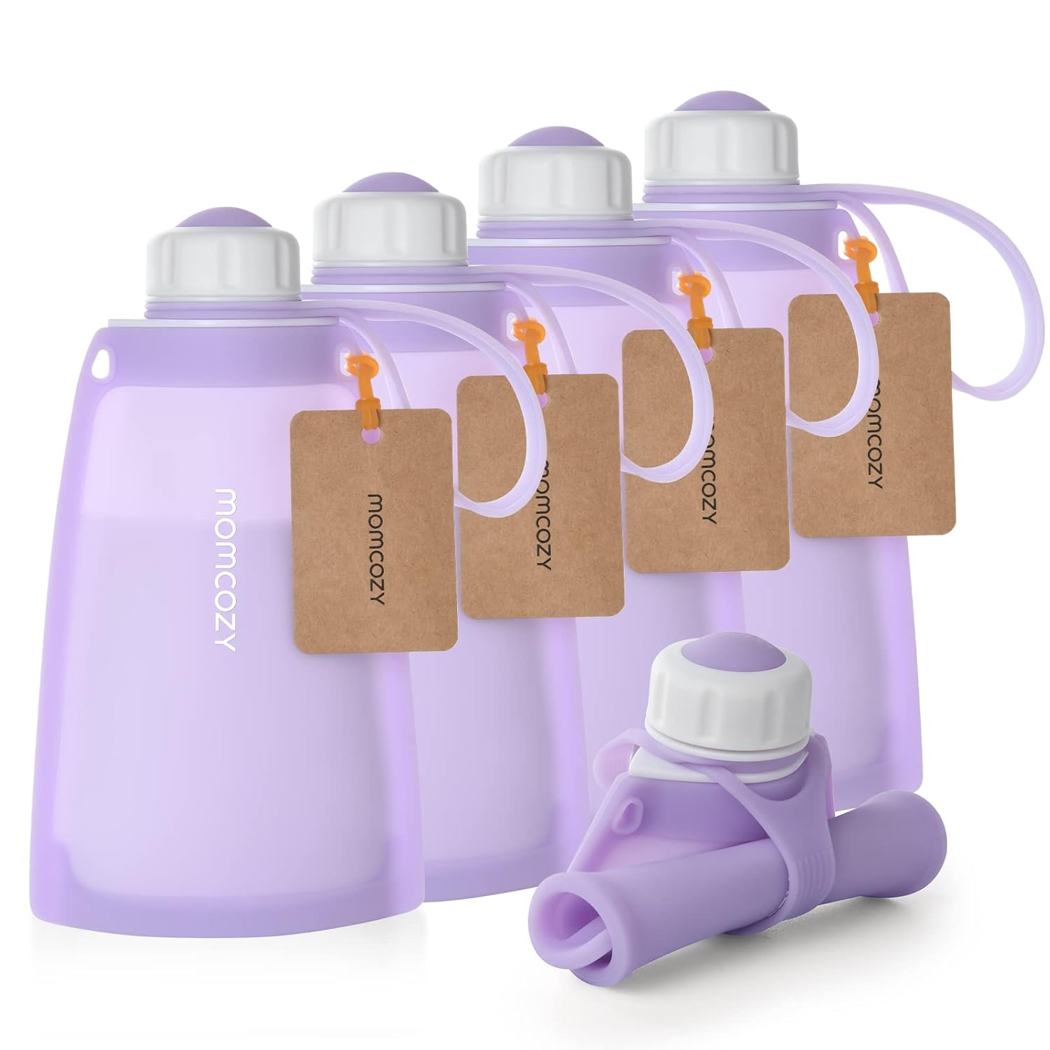 Reusable Silicone Breastmilk Bags for Breastfeeding