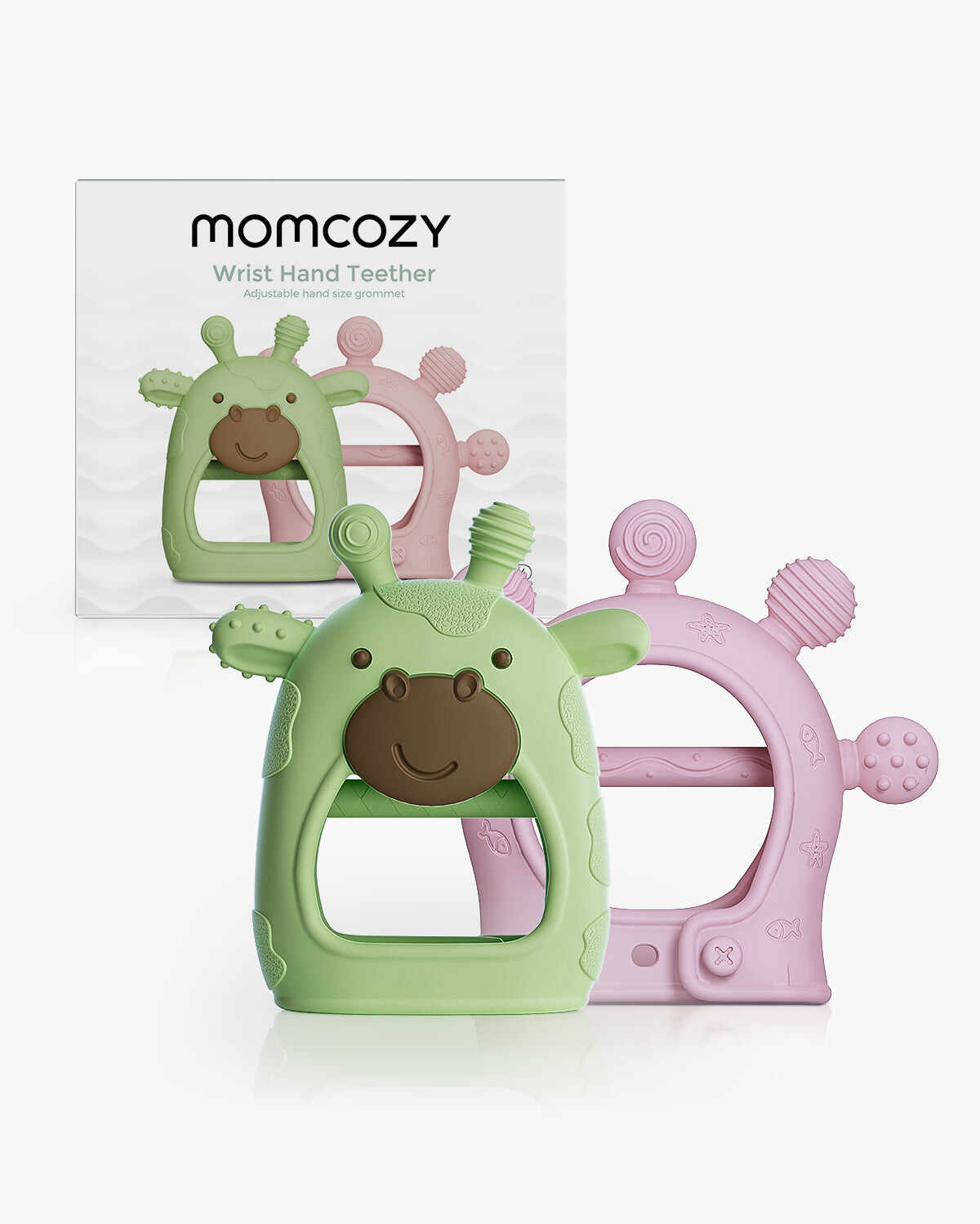 Momcozy 婴儿牙胶玩具 - 牙胶手套