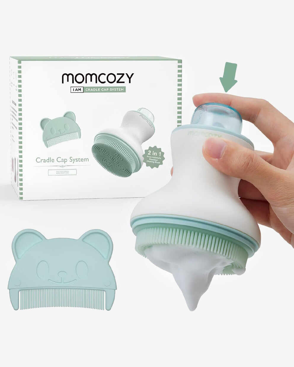 Momcozy 创新婴儿摇篮帽刷