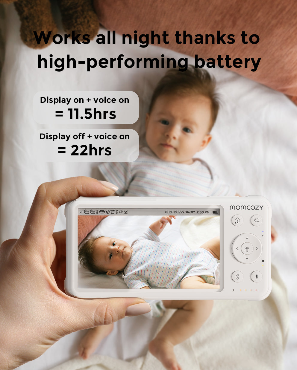 1080P High - Performance Video Baby Monitor BM01