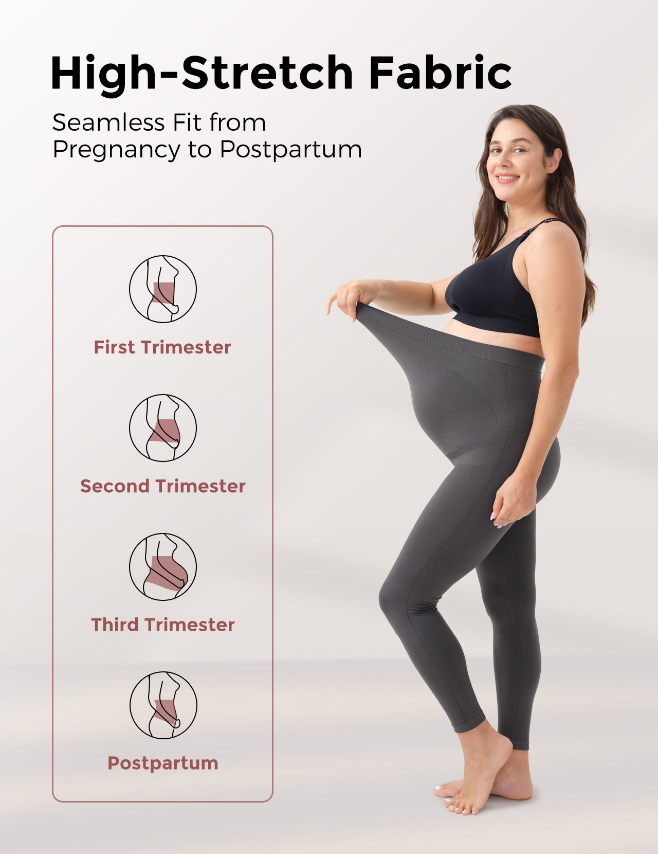 Maternity Leggings Over The Belly Maternity Yoga Pants