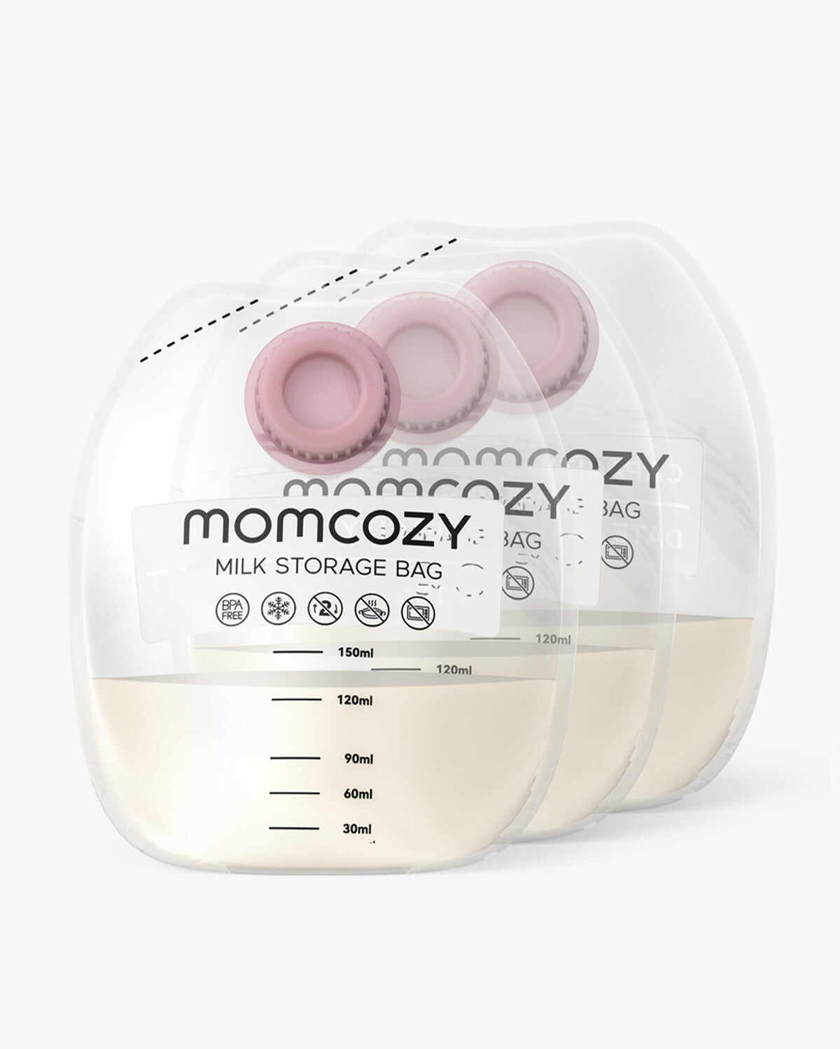 Momcozy Screw-on Breastmilk Storage Bags(48PCS)