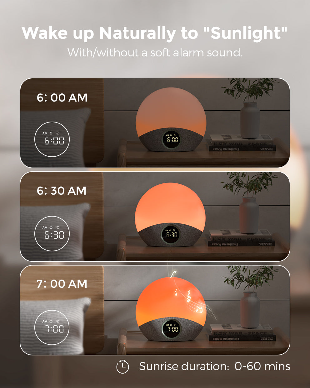 Momcozy Sunrise Sound Machine -  Wake-up Light