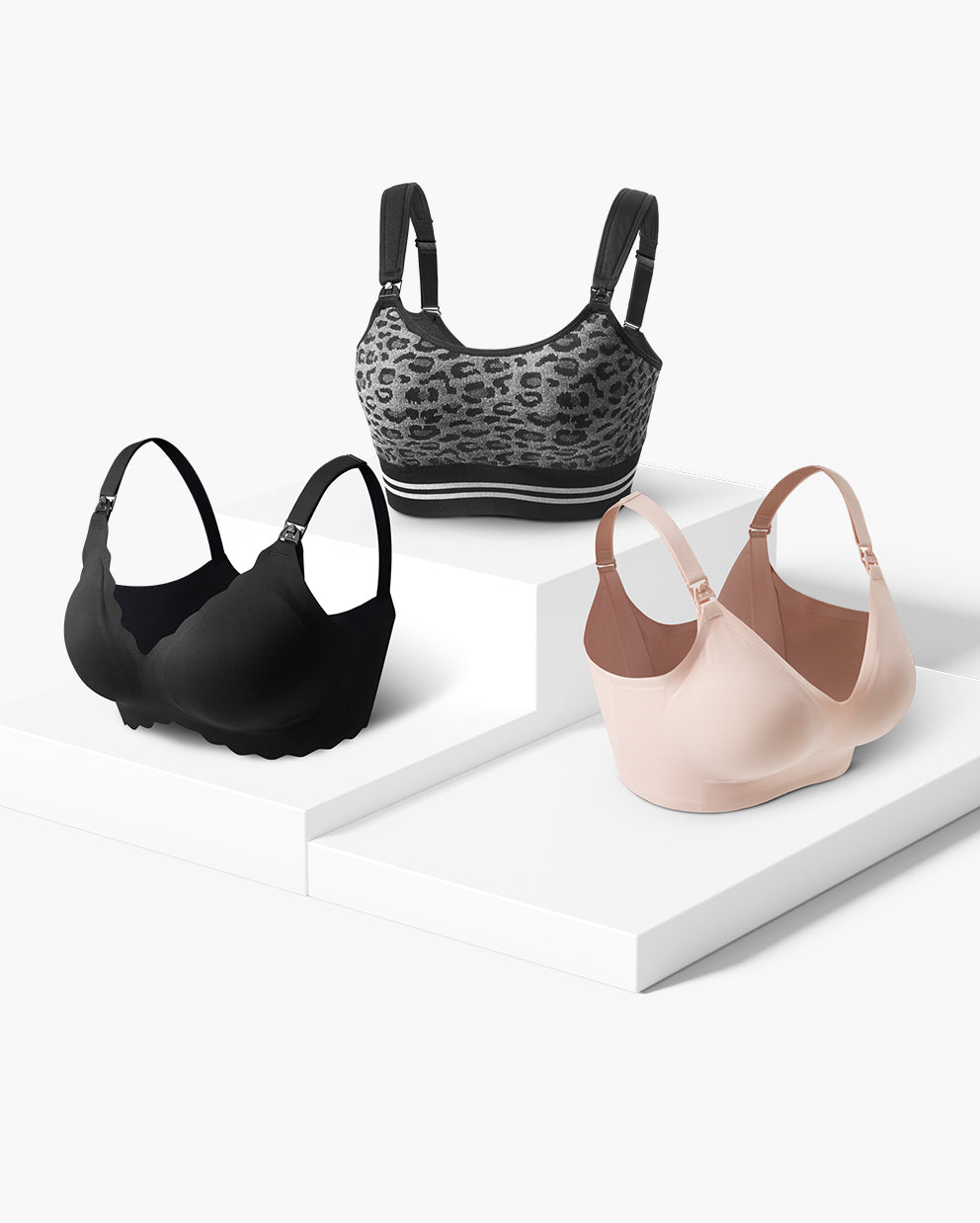 The Essentials: Our Jelly Strip + SMOOTH + DEX - 4-in-1 pumping Bra Bundle (3 Pack)