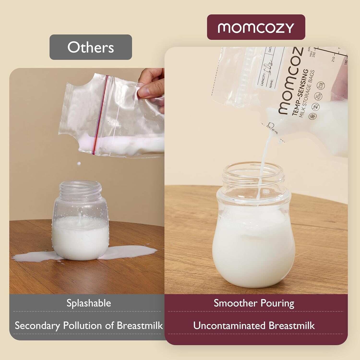 Momcozy 喷嘴式母乳储存袋