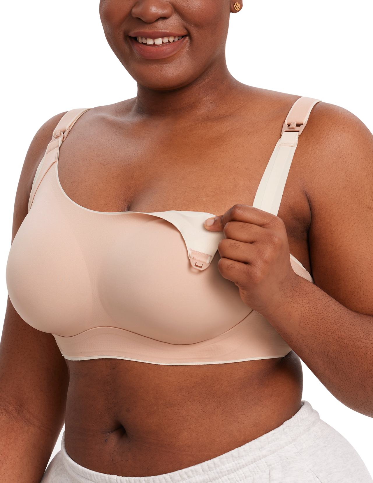 Function - U Side Support Busty Nursing Bra