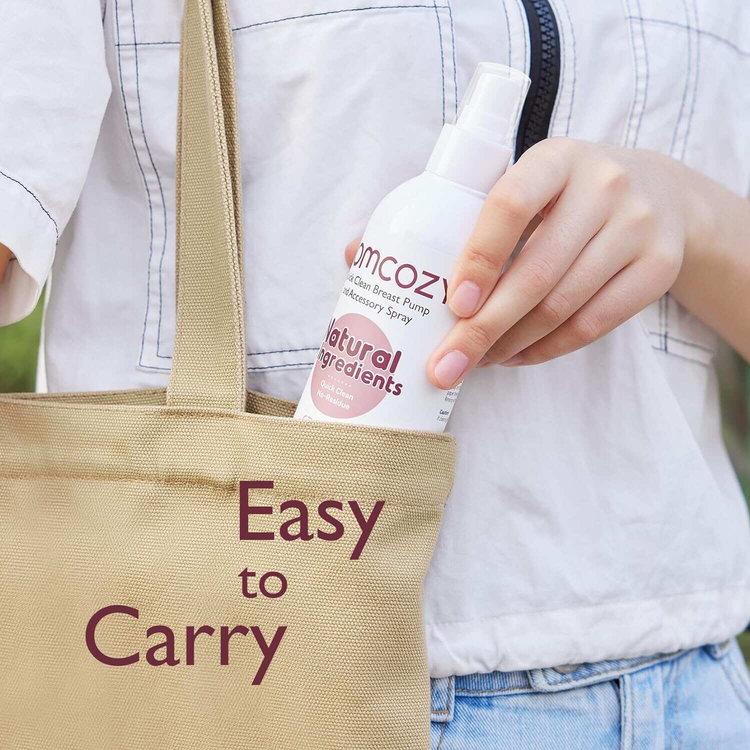 Momcozy 便携式吸奶器清洁喷雾