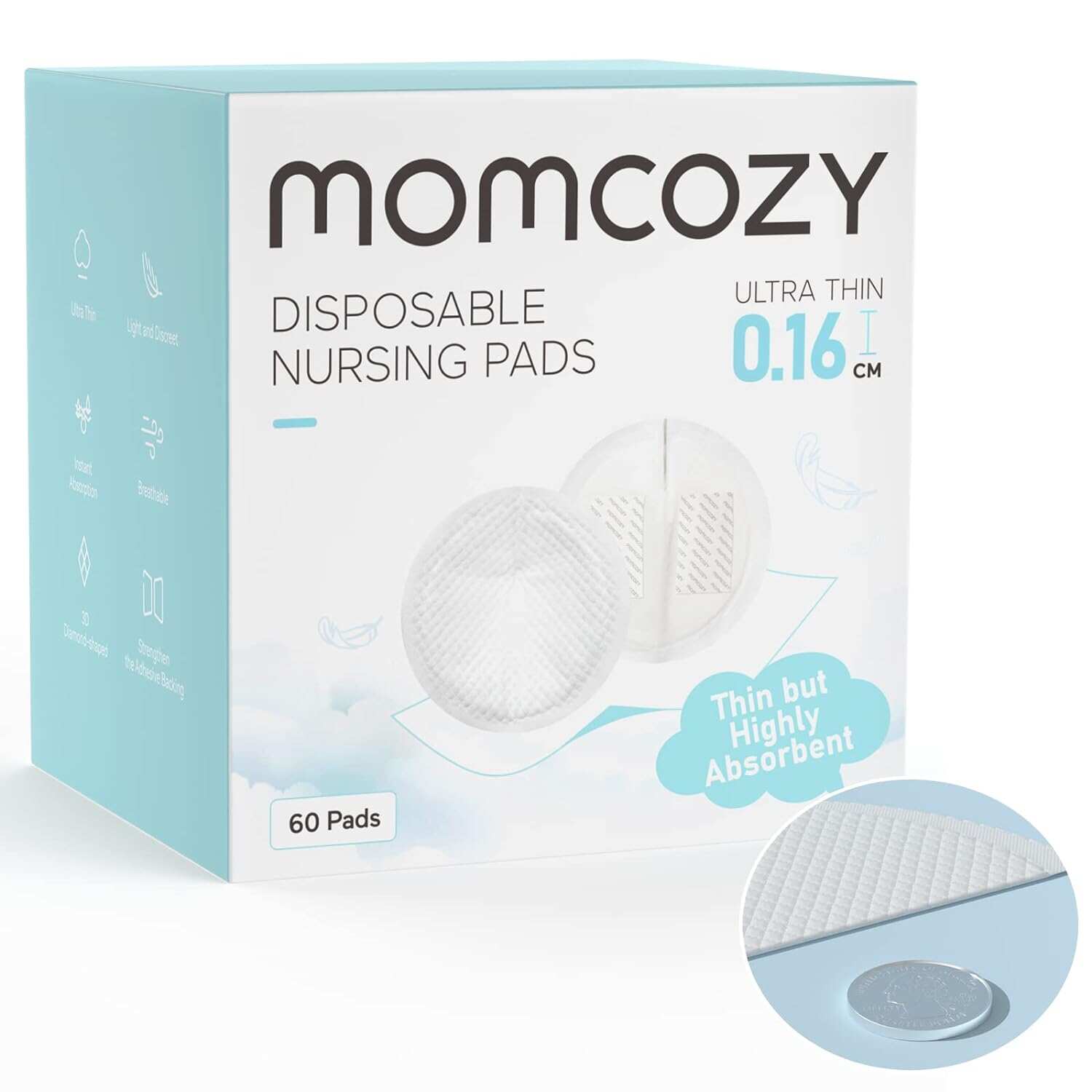 Momcozy 超薄一次性哺乳垫
