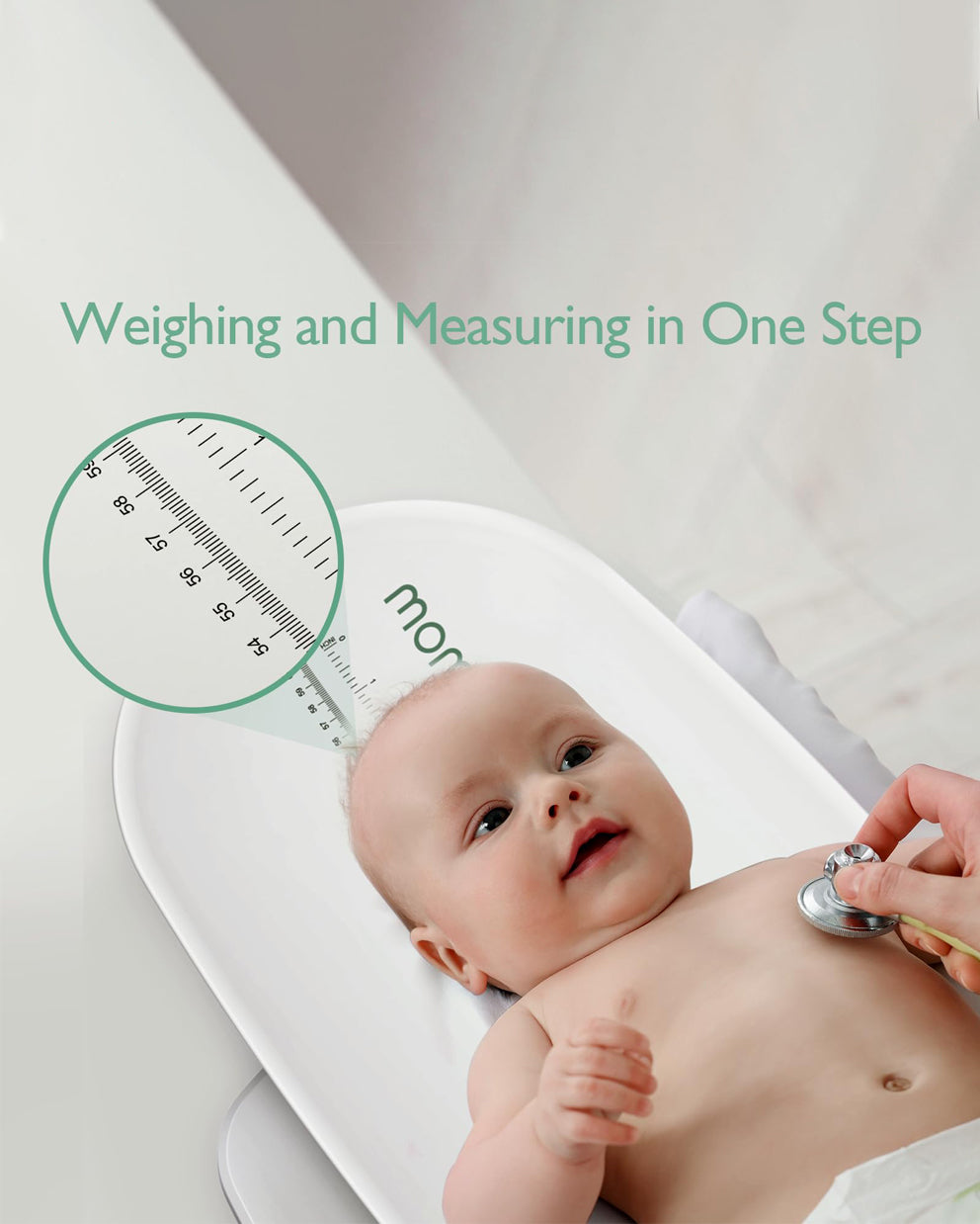 Momcozy Multi-Function Baby Scale - Weight & Height Measurement