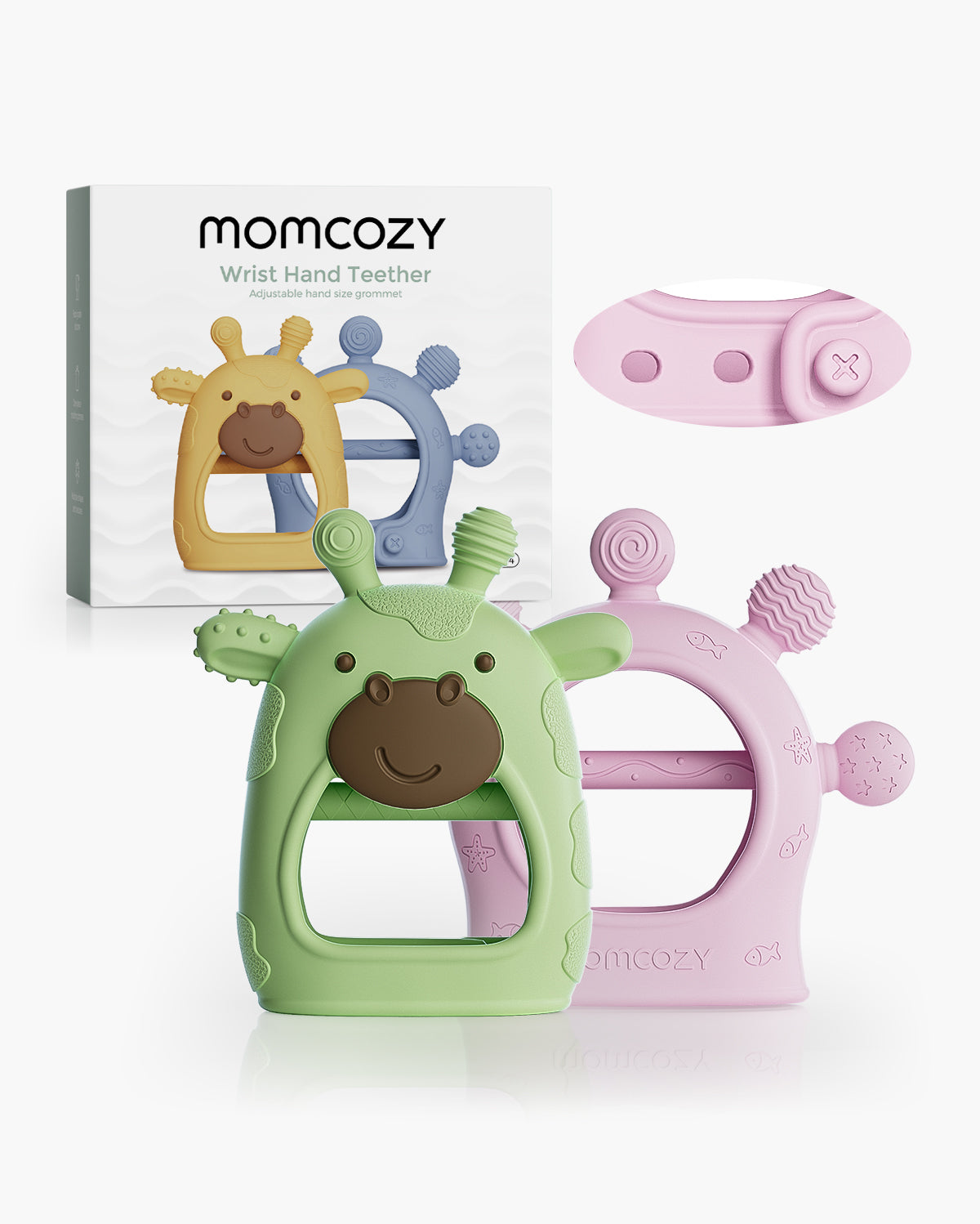 Momcozy Baby Teether Toys - Teething Mitten