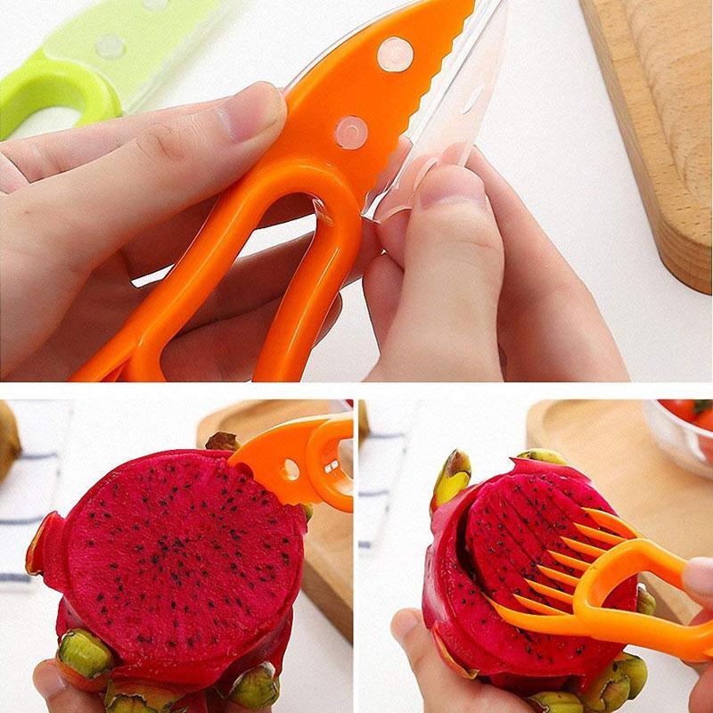 BREEZYLIVE 3-in-1 Avocado Slicer and Pitter Fruit Vegetable Tool