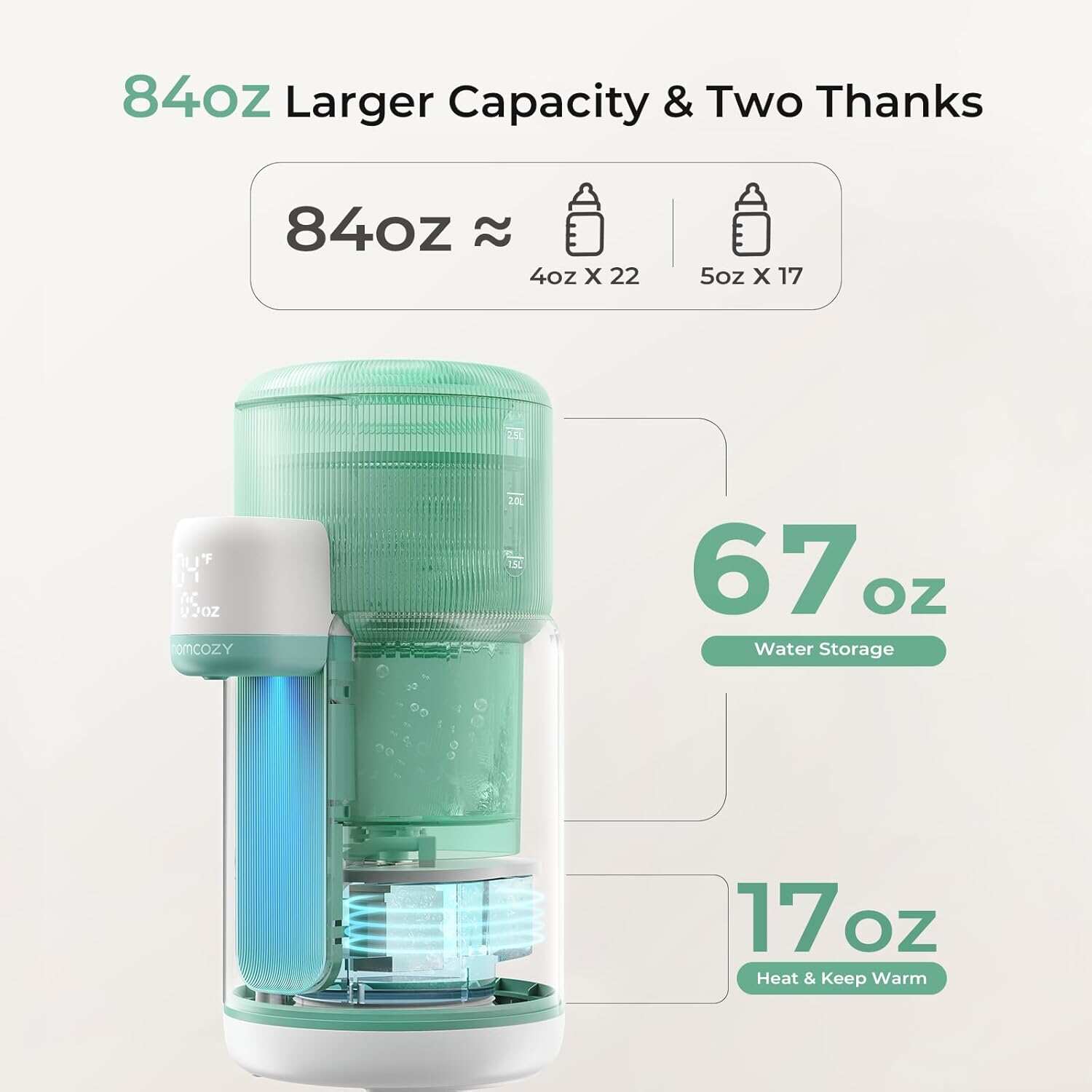 Momcozy 自动快速饮水器