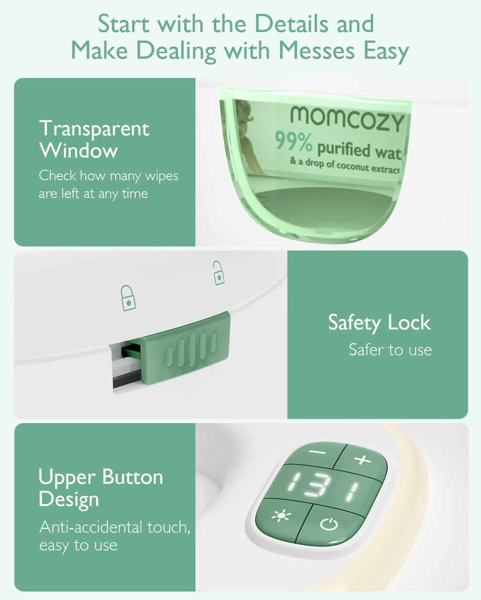 Momcozy 大容量婴儿湿巾保温壶