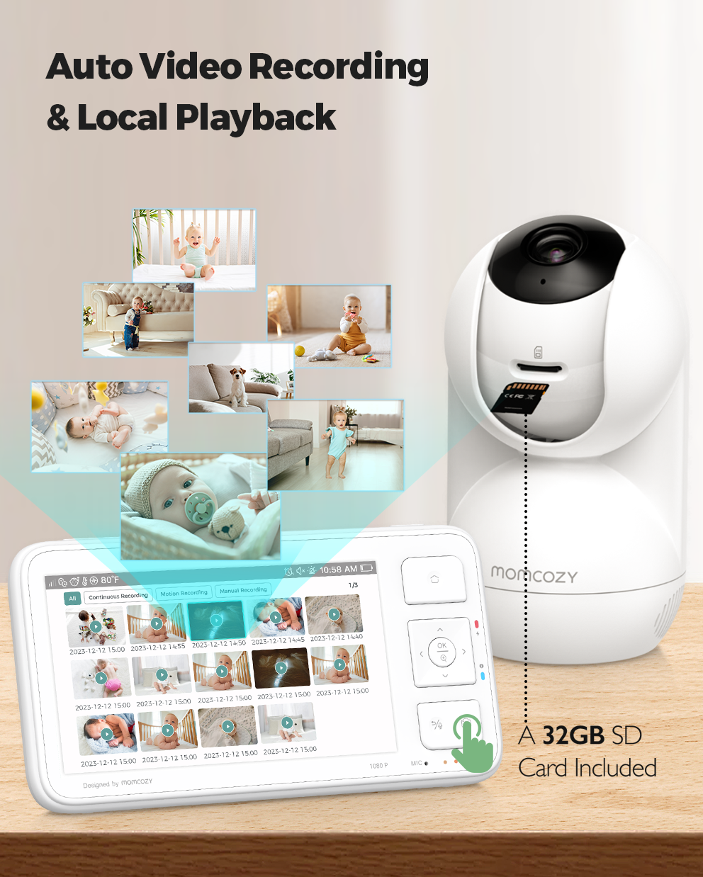 Momcozy 5.5'' Full HD Video Baby Monitor - BM03