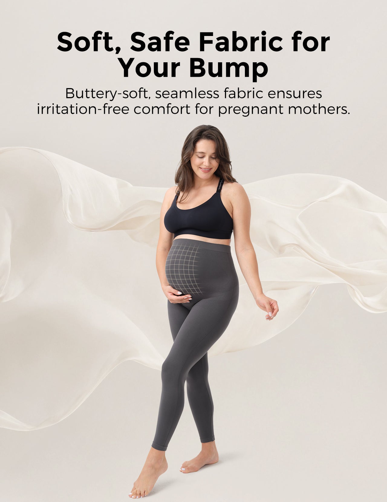 Maternity Leggings Over The Belly Maternity Yoga Pants