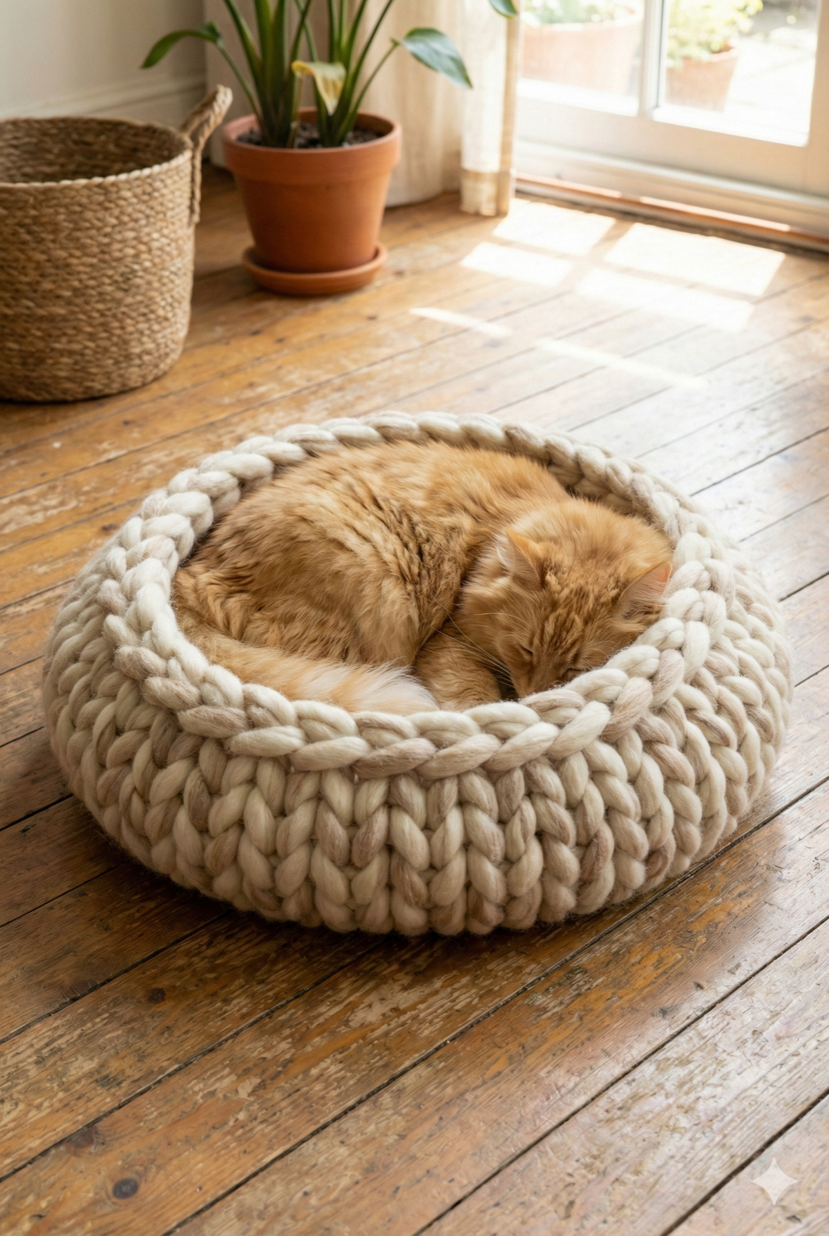 Plush Foldable Pet Bed