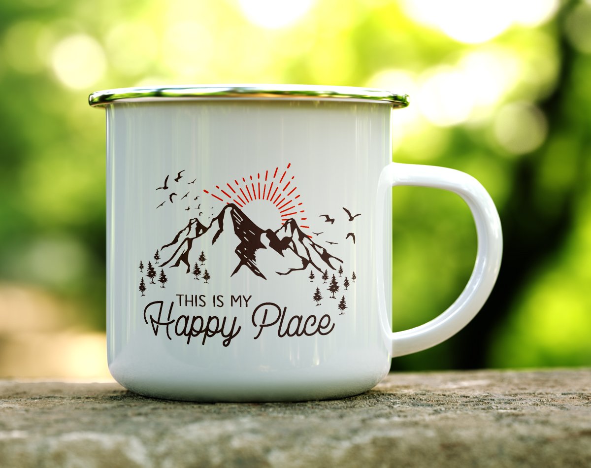 This is My Happy Place Camp Mug