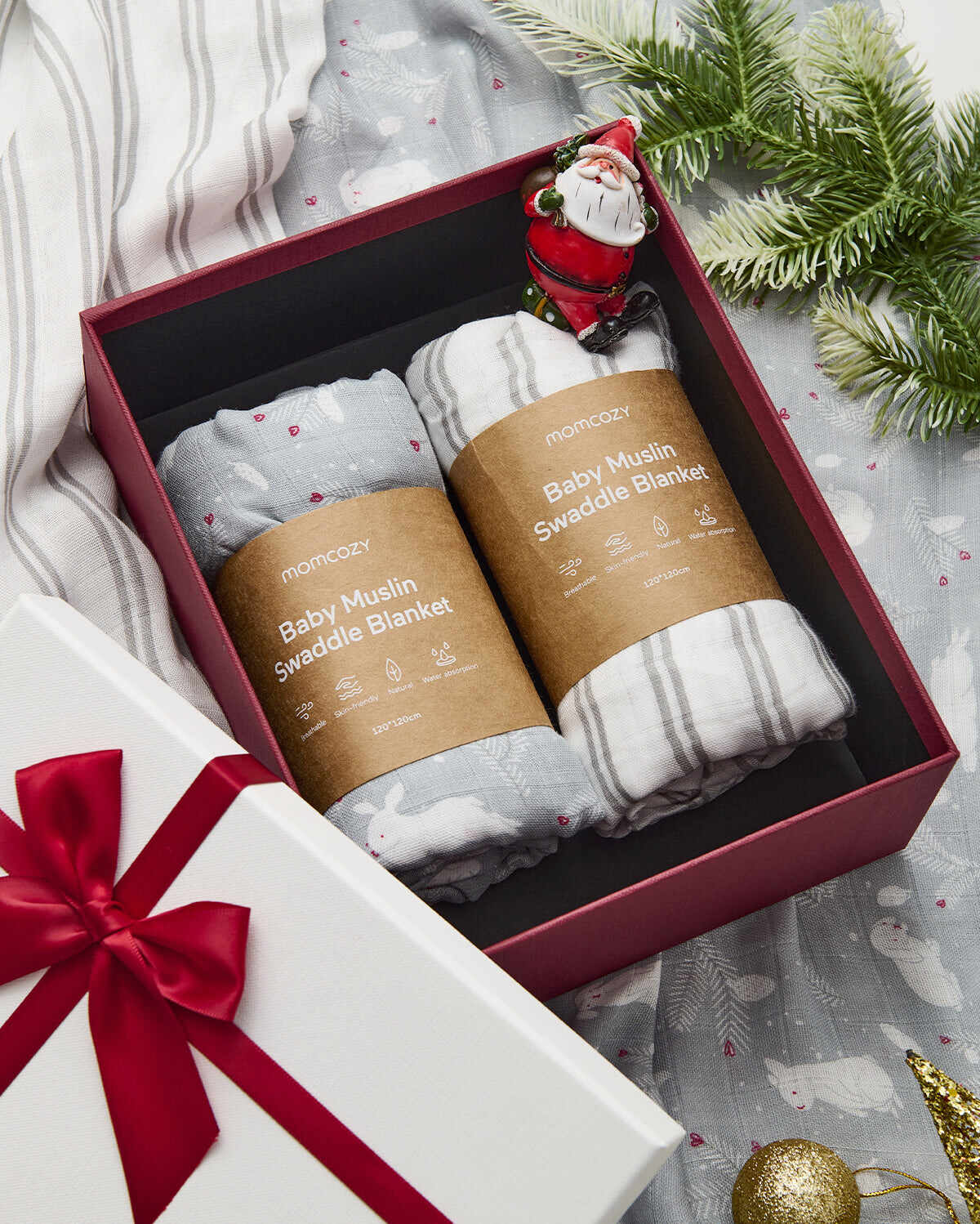 Momcozy 柔软升级薄纱襁褓毯