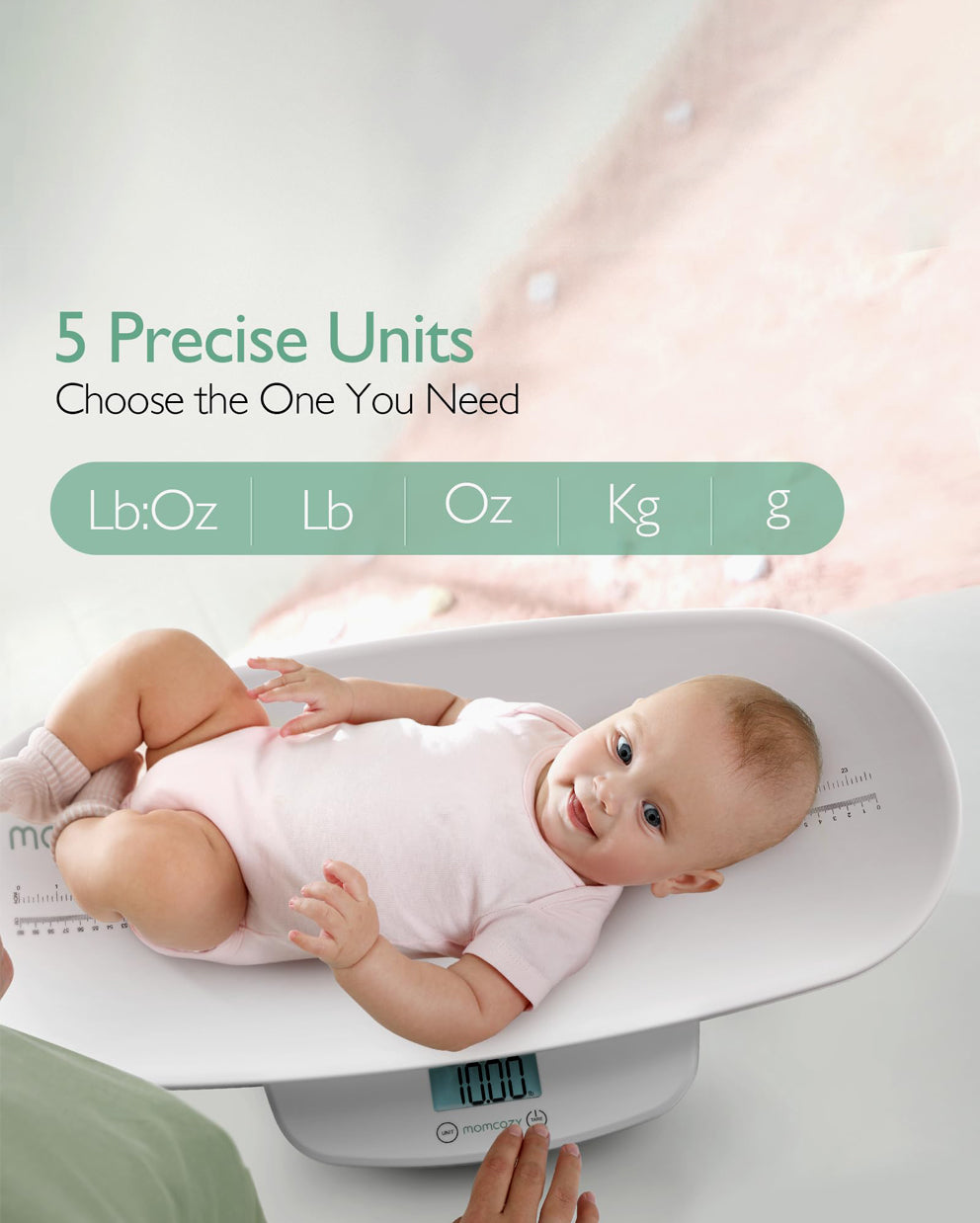 Momcozy Multi-Function Baby Scale - Weight & Height Measurement