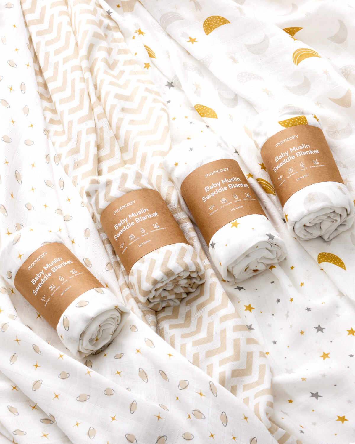 Momcozy 柔软升级薄纱襁褓毯