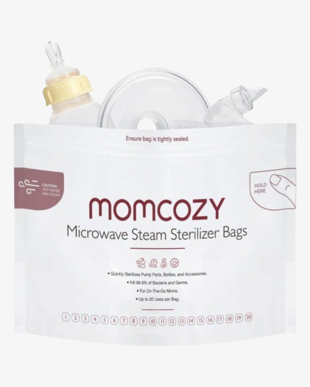 Momcozy Microwave Steam Sterilizer Bags