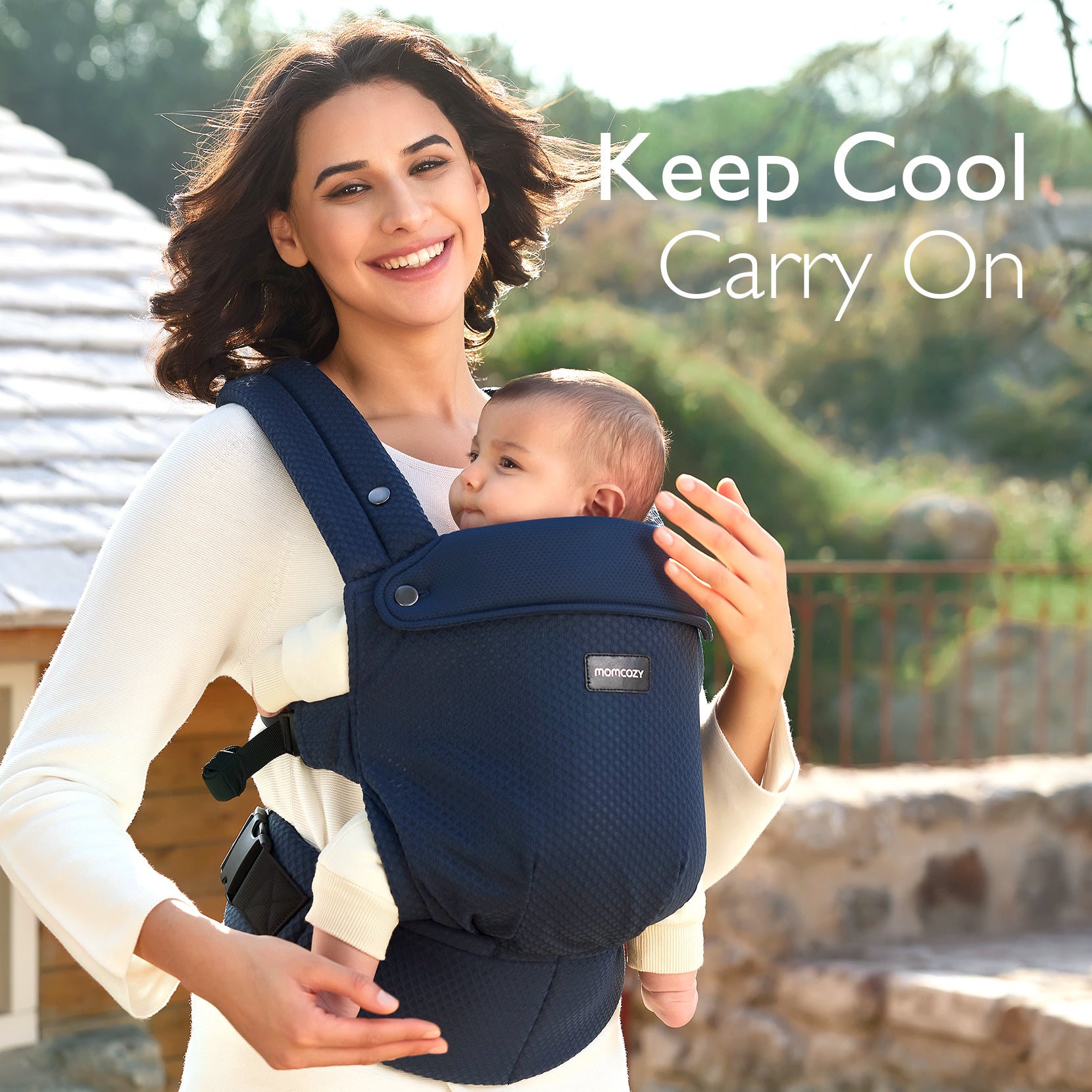 Ergonomic,Cozy and Lightweight - Baby Carrier Newborn to Toddler