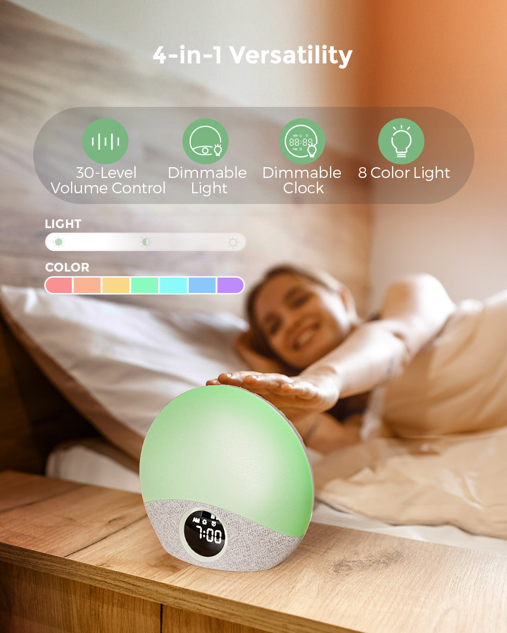 Momcozy Sunrise Sound Machine -  Wake-up Light