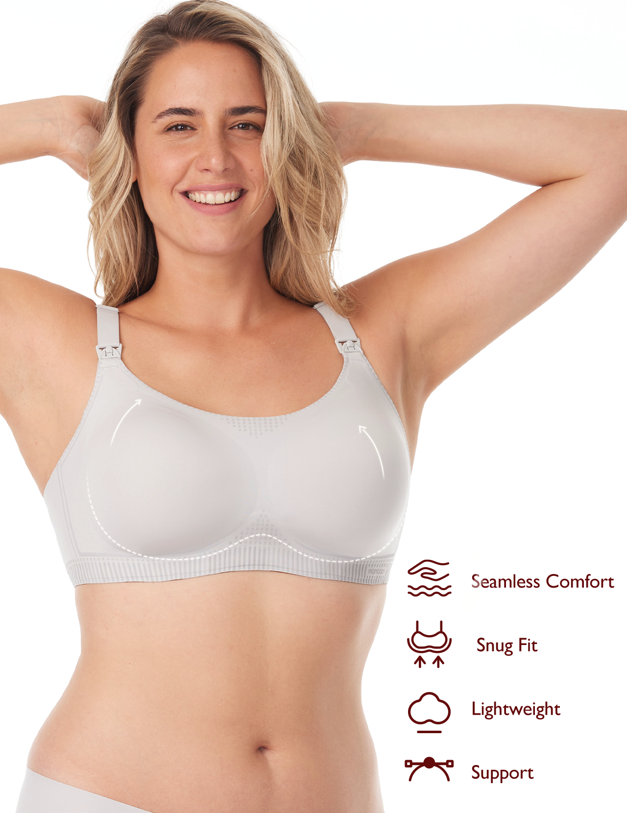 Function - 采用 Performax 技术的 U 液体氨纶印花哺乳文胸