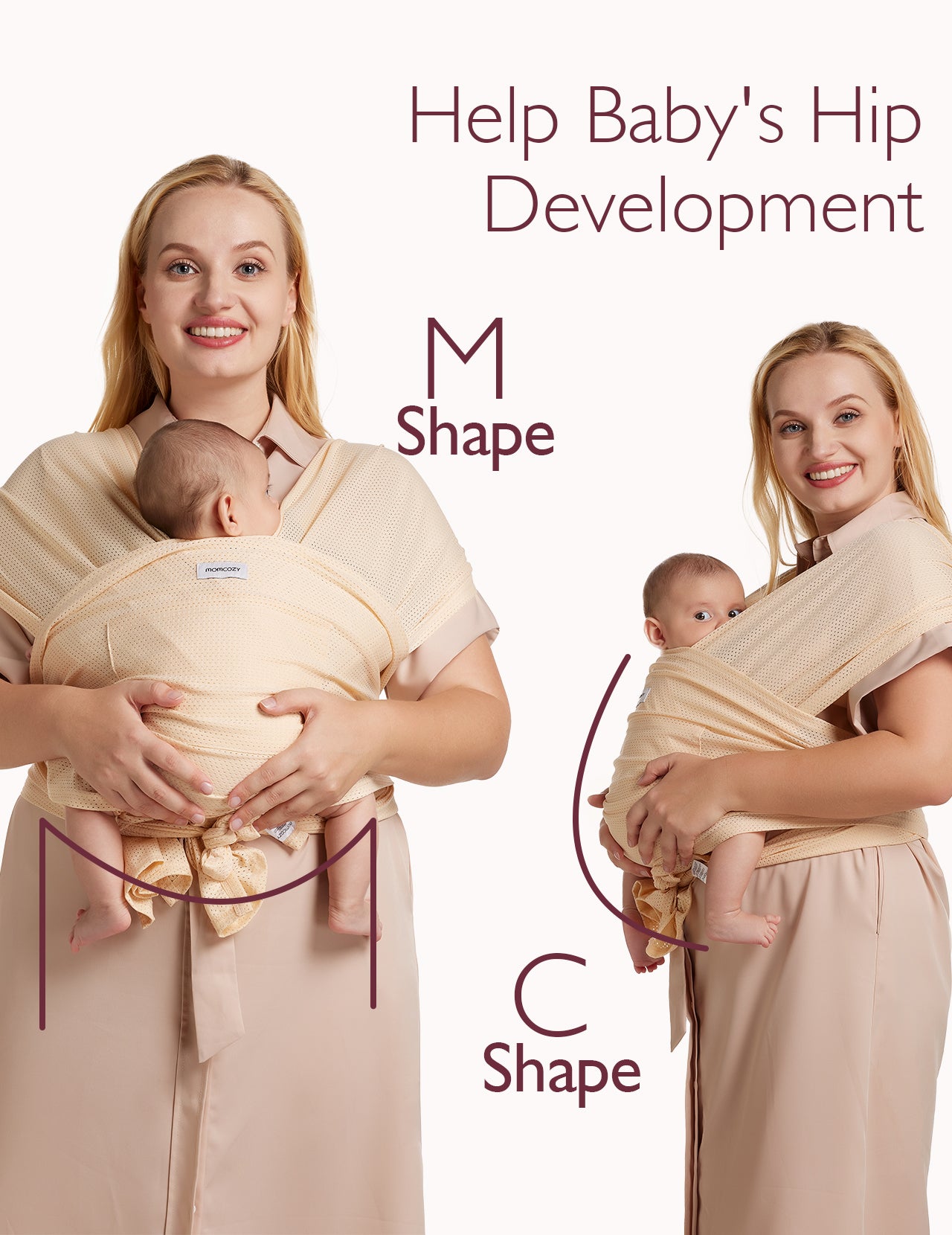 Baby Wrap Carrier Summer Cooling Air-Mesh