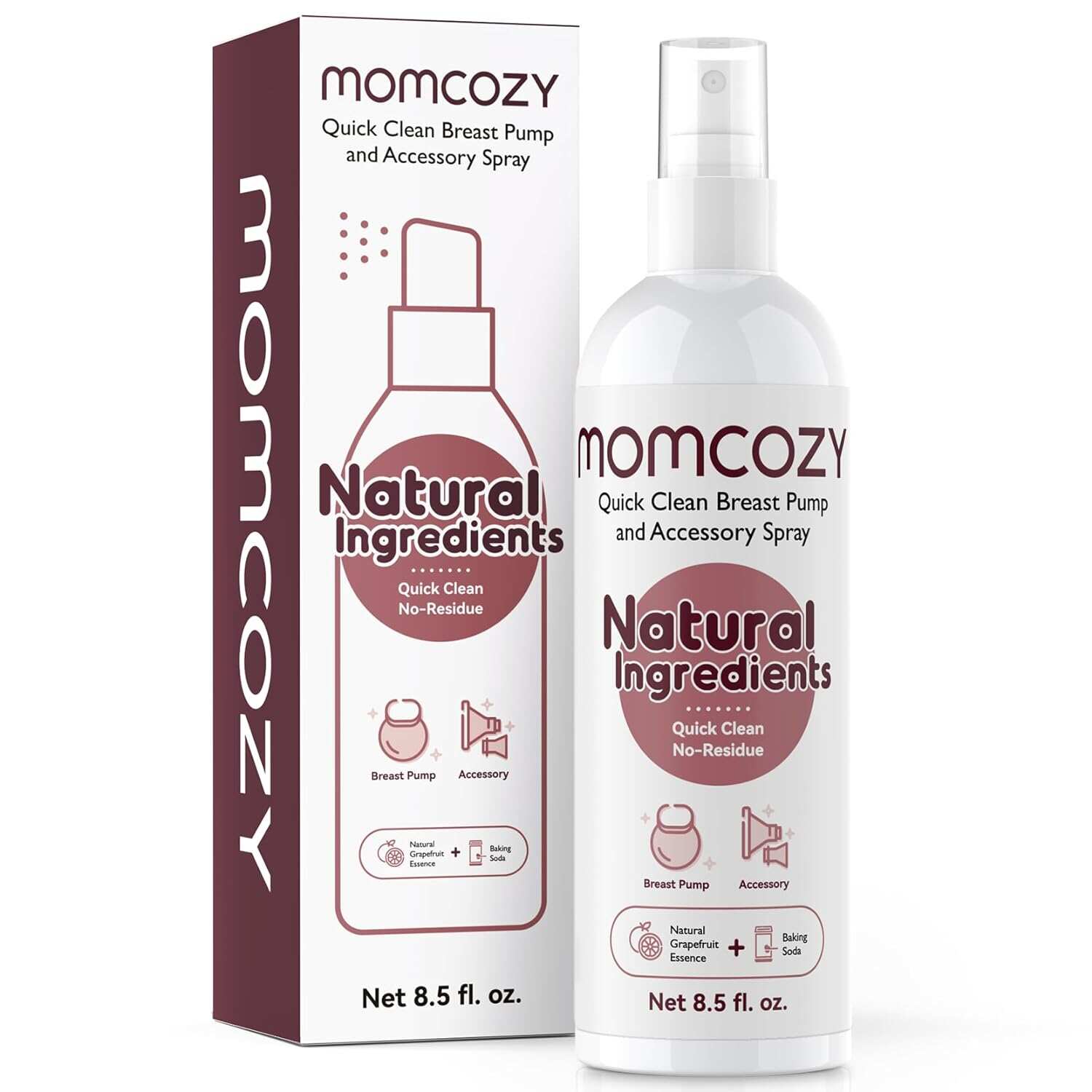 Momcozy 便携式吸奶器清洁喷雾
