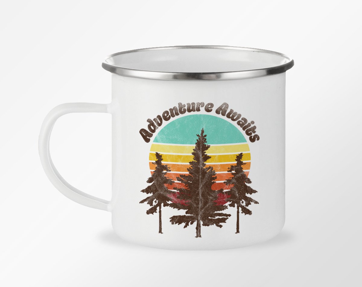 Adventure Awaits Camp Mug