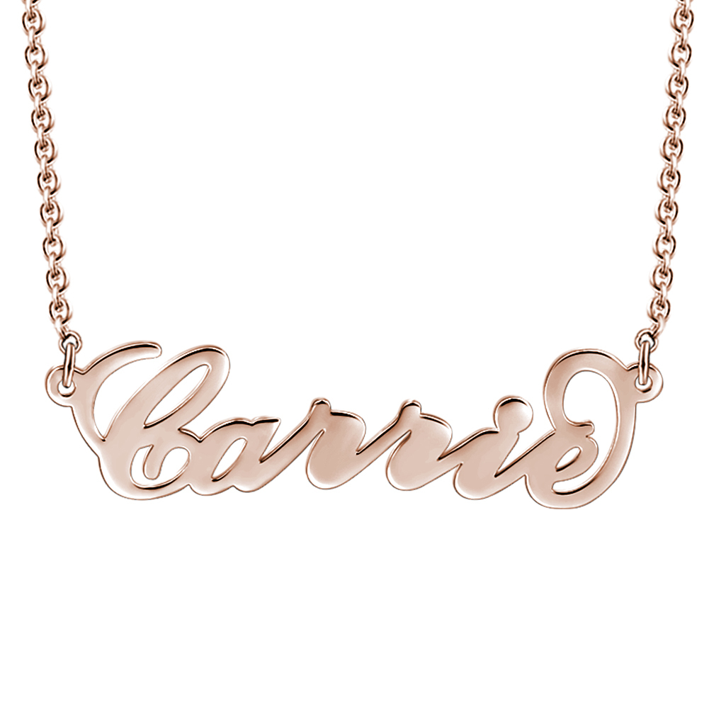 Custom Carrie Style Name Necklace