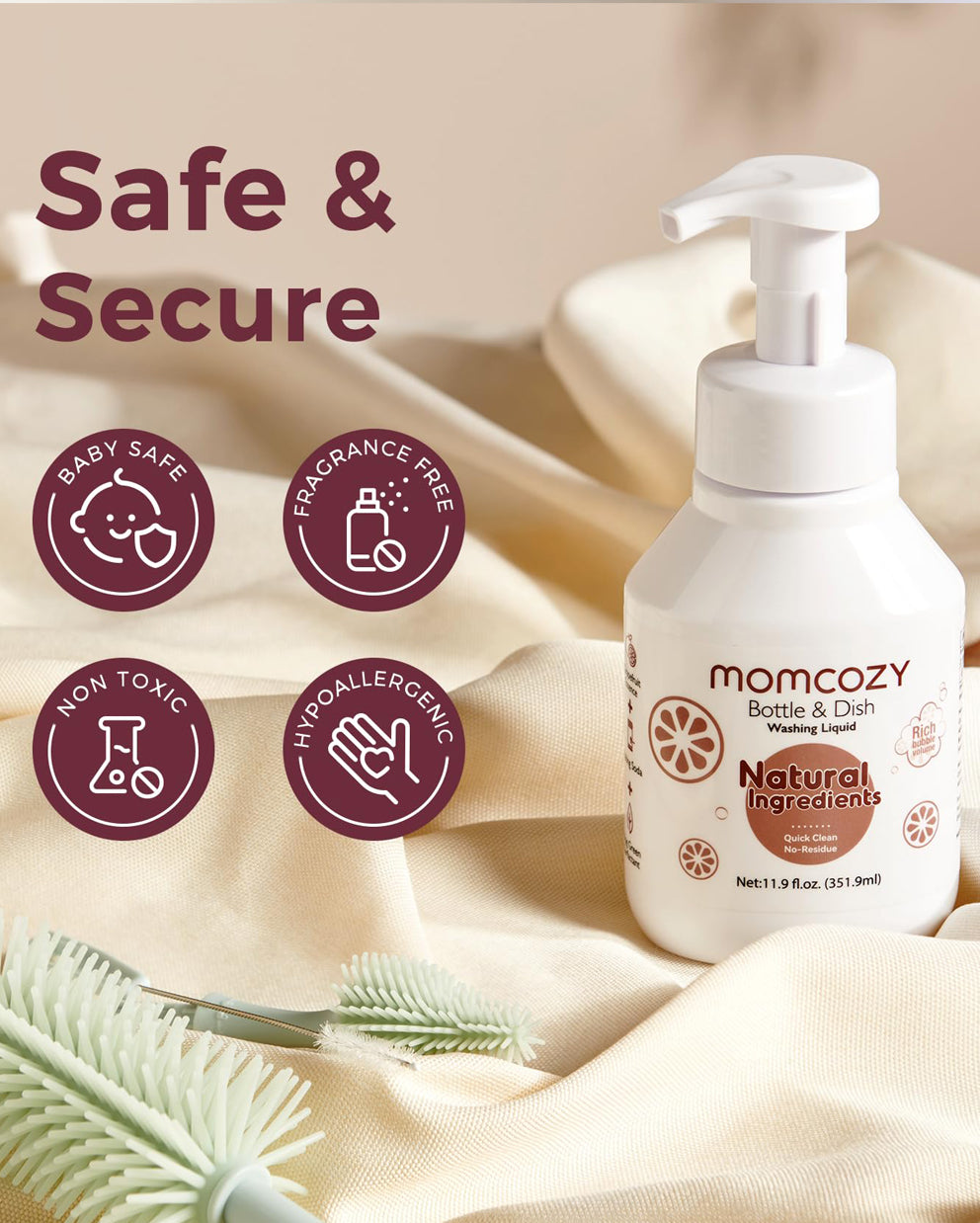 Momcozy Bottle Brush Cleaning Fluid