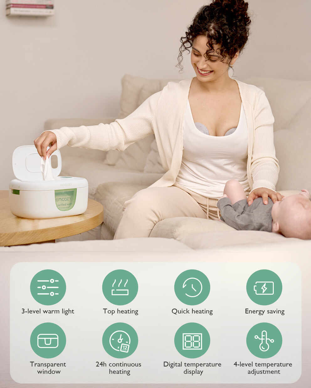 Momcozy 大容量婴儿湿巾保温壶