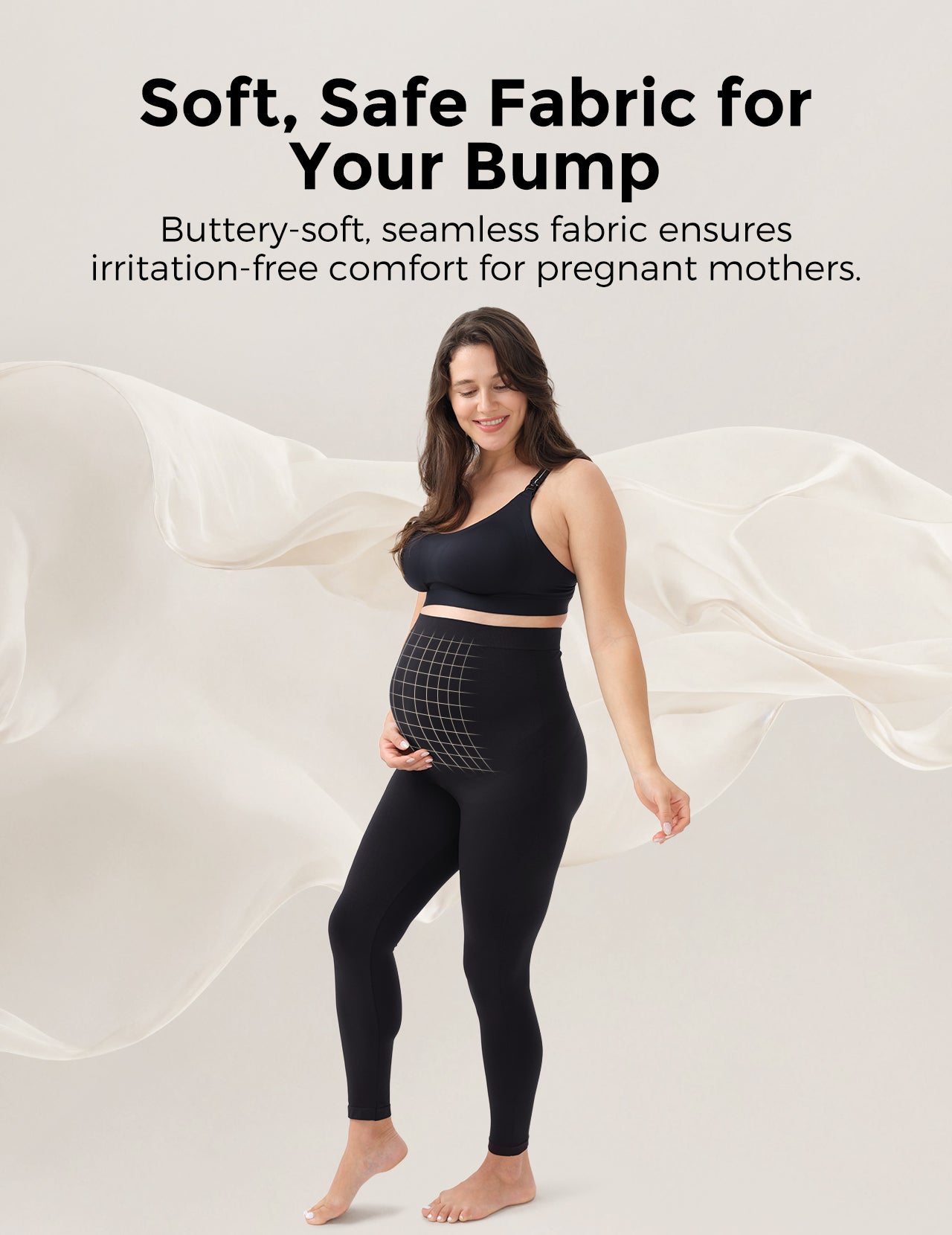 Maternity Leggings Over The Belly Maternity Yoga Pants