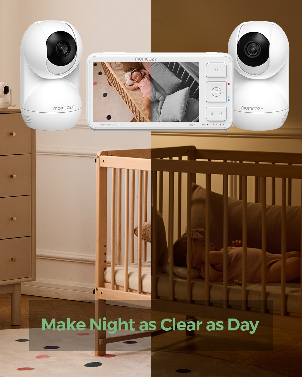 Momcozy 5.5'' Full HD Video Baby Monitor - BM03