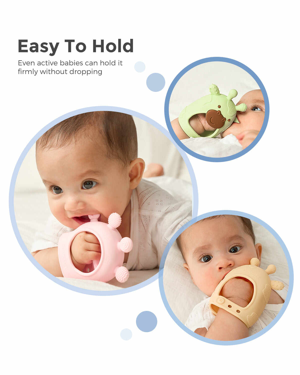 Momcozy 婴儿牙胶玩具 - 牙胶手套