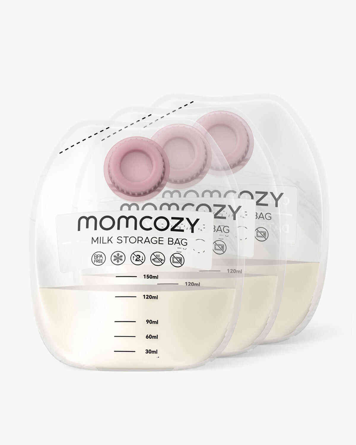 Momcozy Screw-on 母乳储存袋(48PCS)