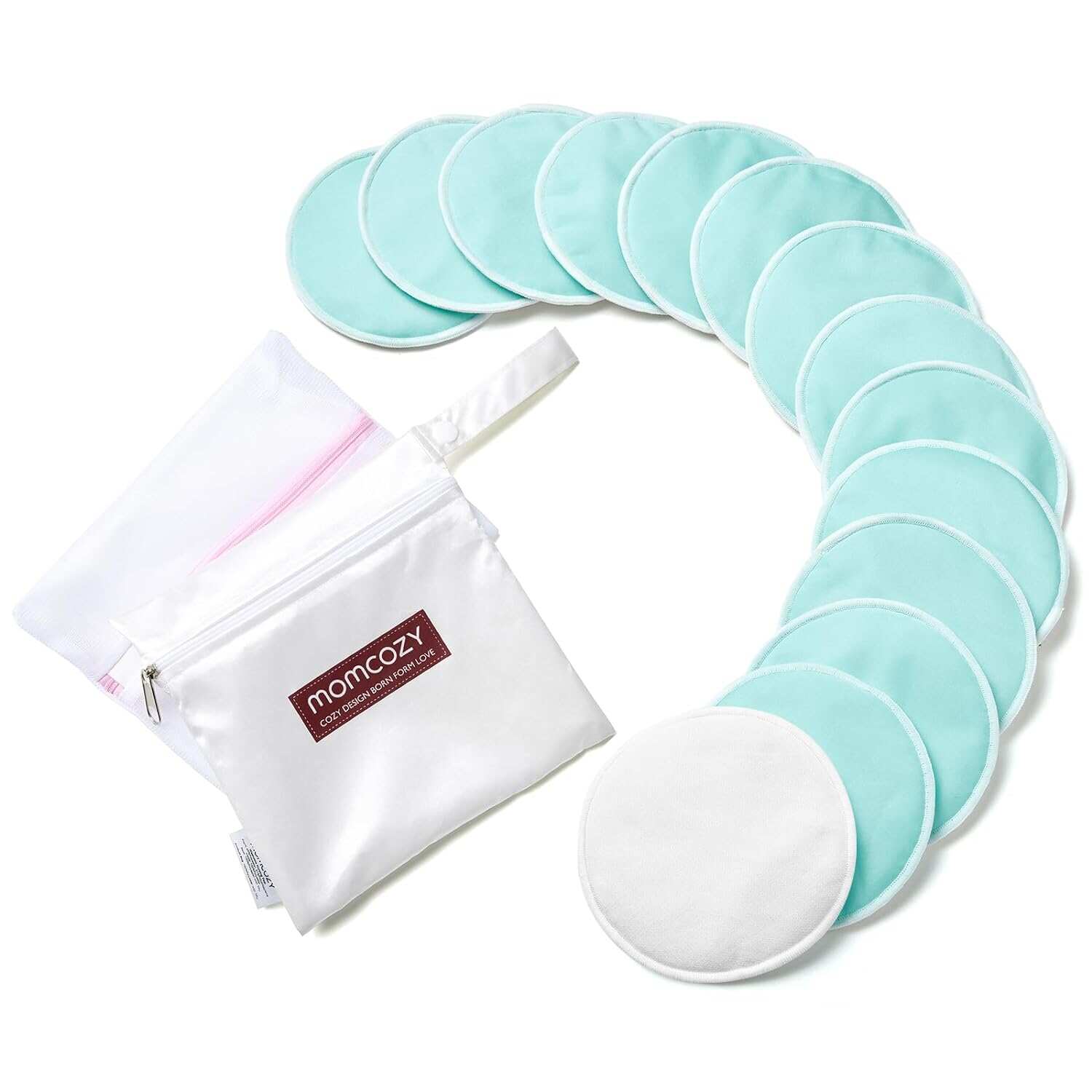 Momcozy 可重复使用乳垫 - 14 包