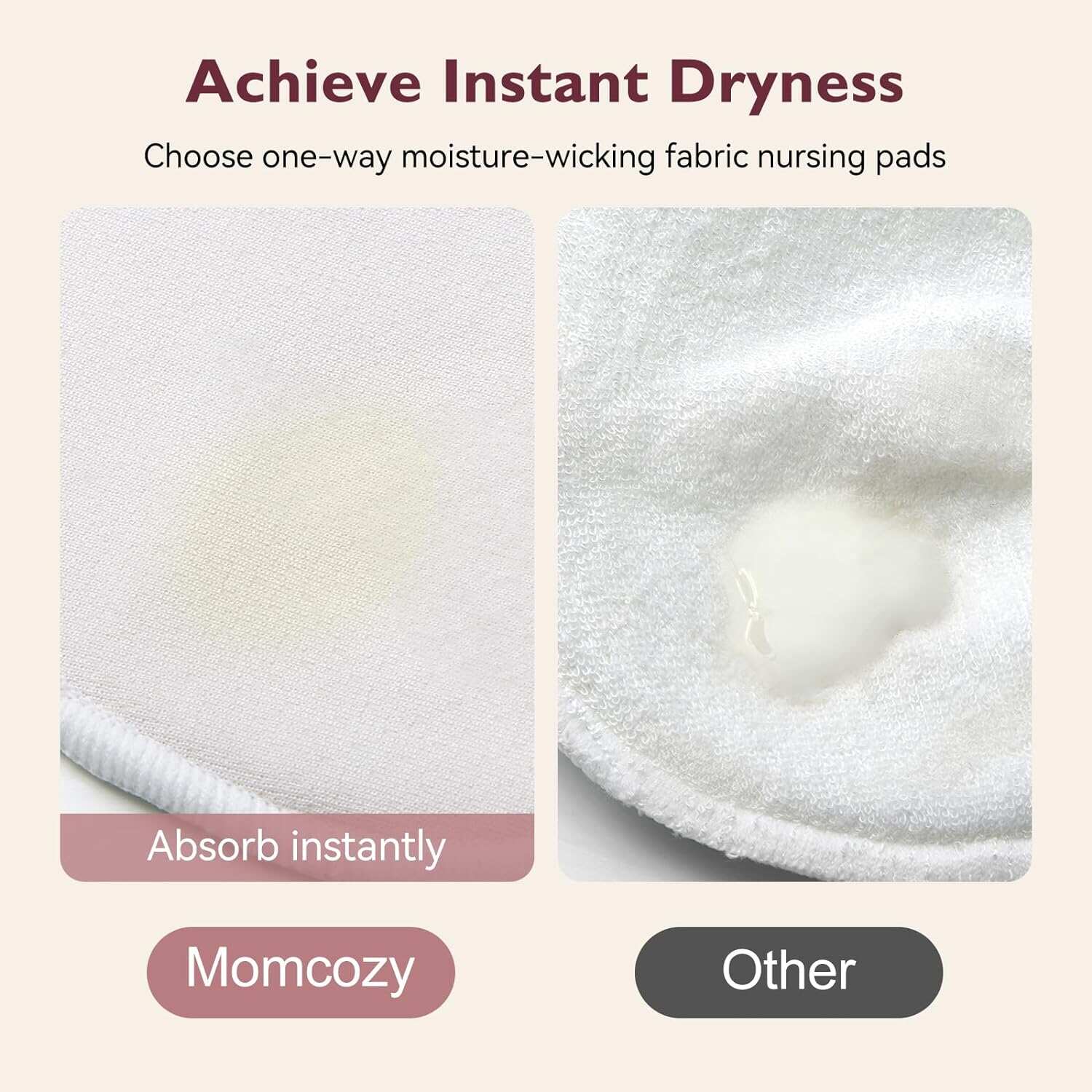 Momcozy 可重复使用乳垫 - 14 包
