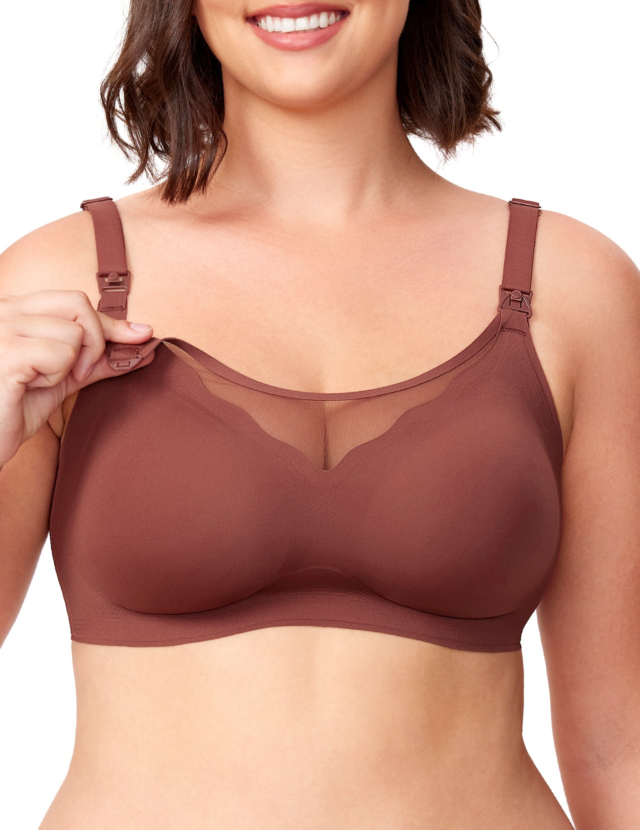 Stylish - V Mesh Nursing Bra