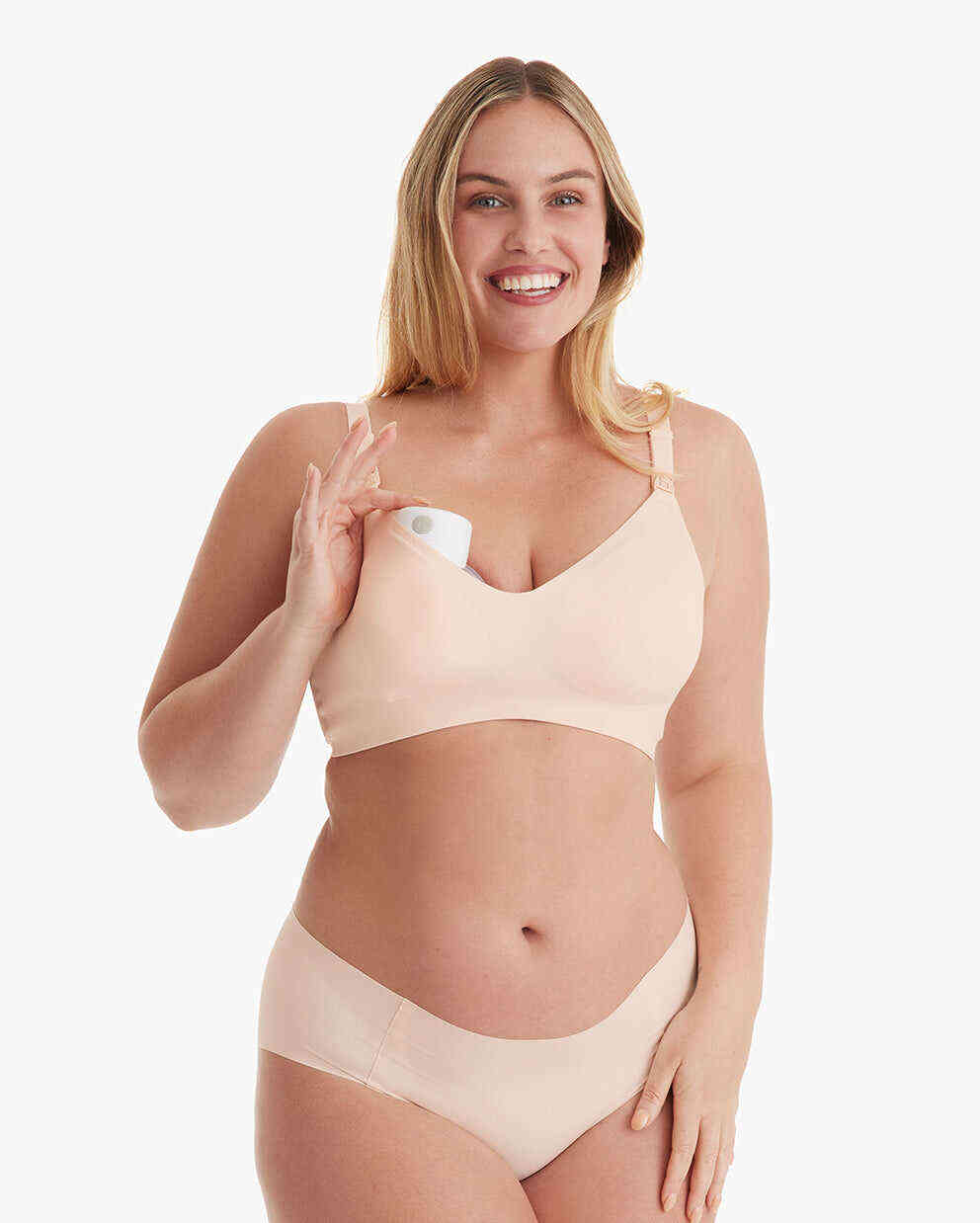 Momcozy 哺乳内衣防下垂聚拢产后喂奶专用 薄款舒适免手扶哺乳文胸 YN21