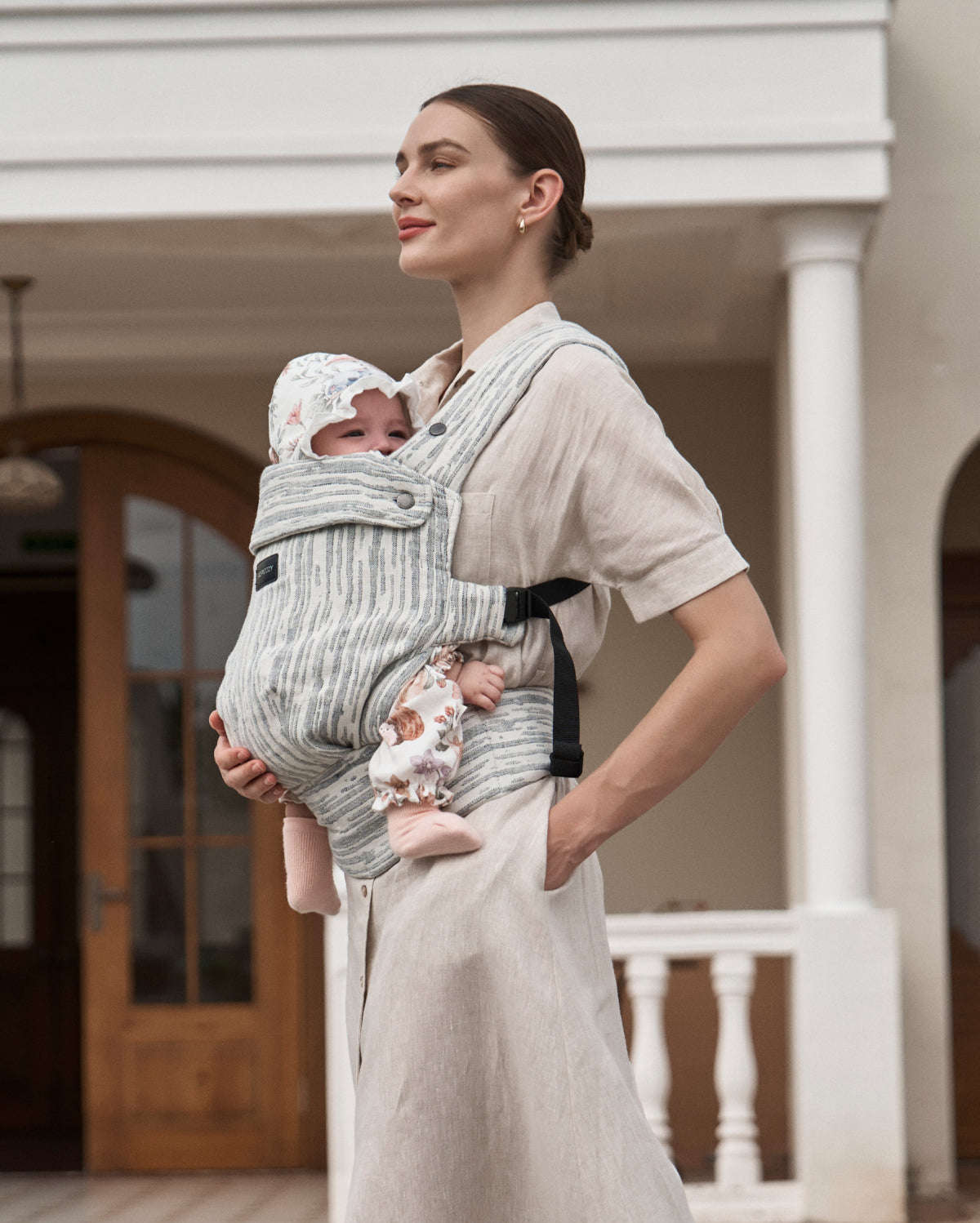 Herihuge Baby Carrier - 100% Linen Fabric