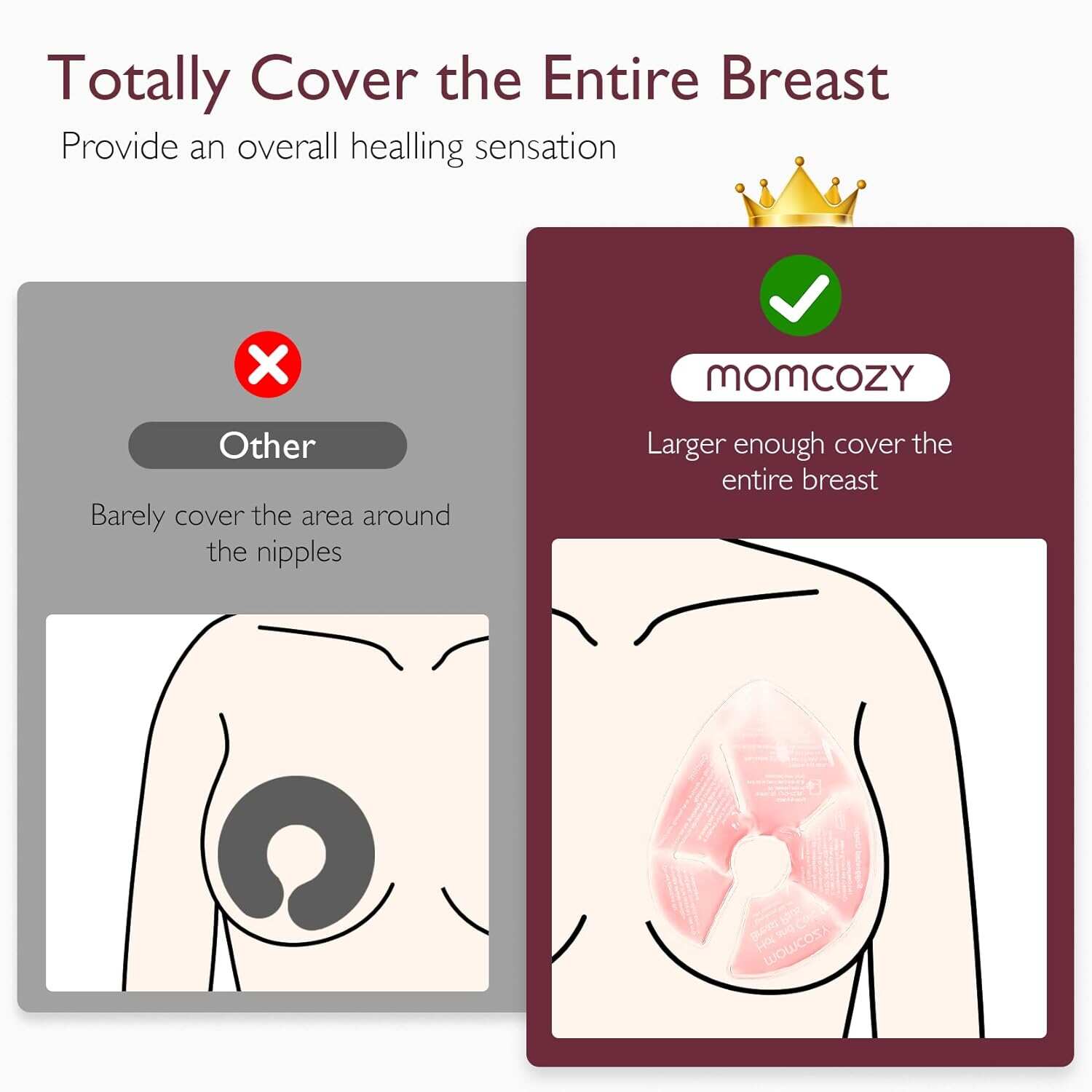 Momcozy 冷热乳垫（带 2 个软套