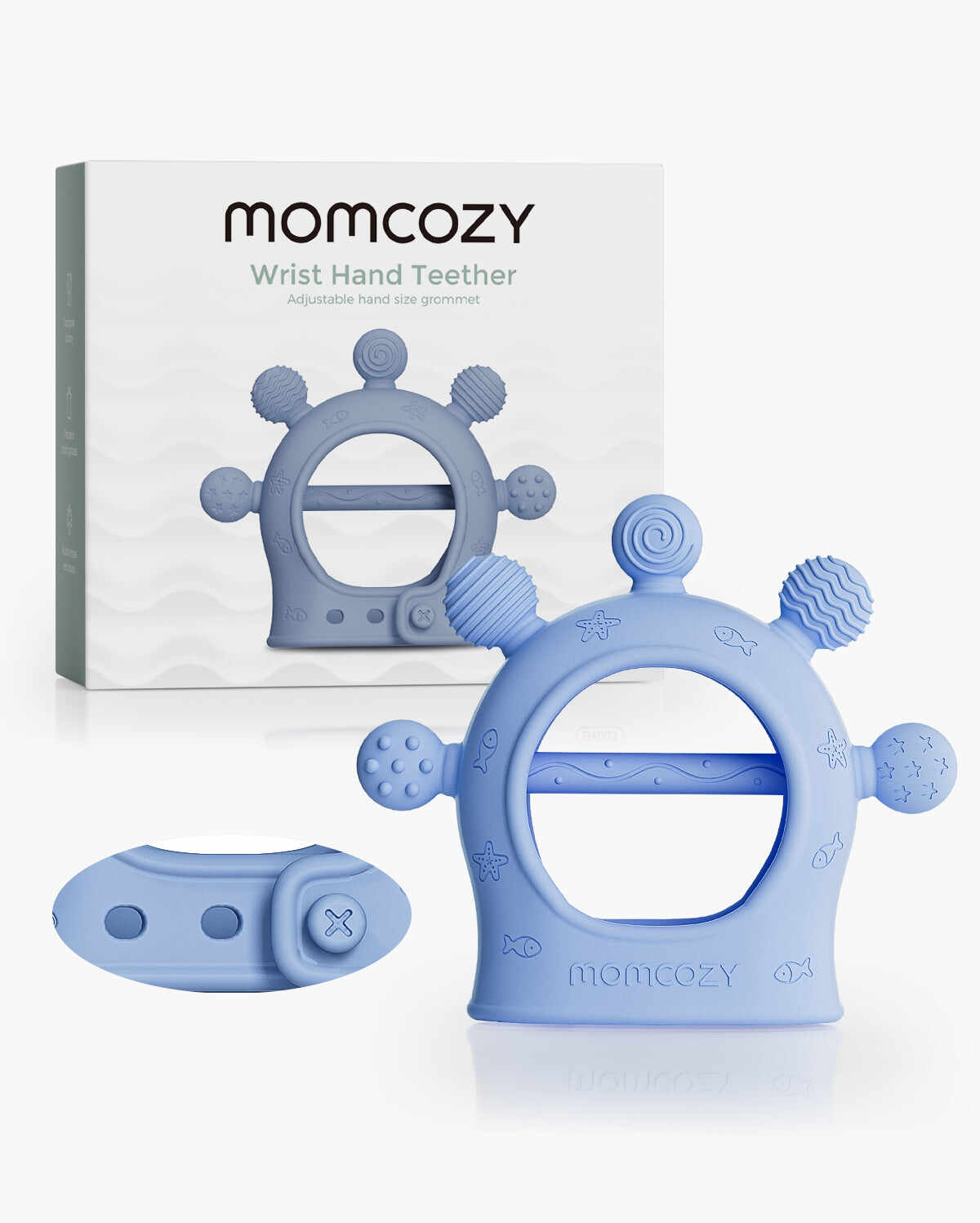 Momcozy 婴儿牙胶玩具 - 牙胶手套