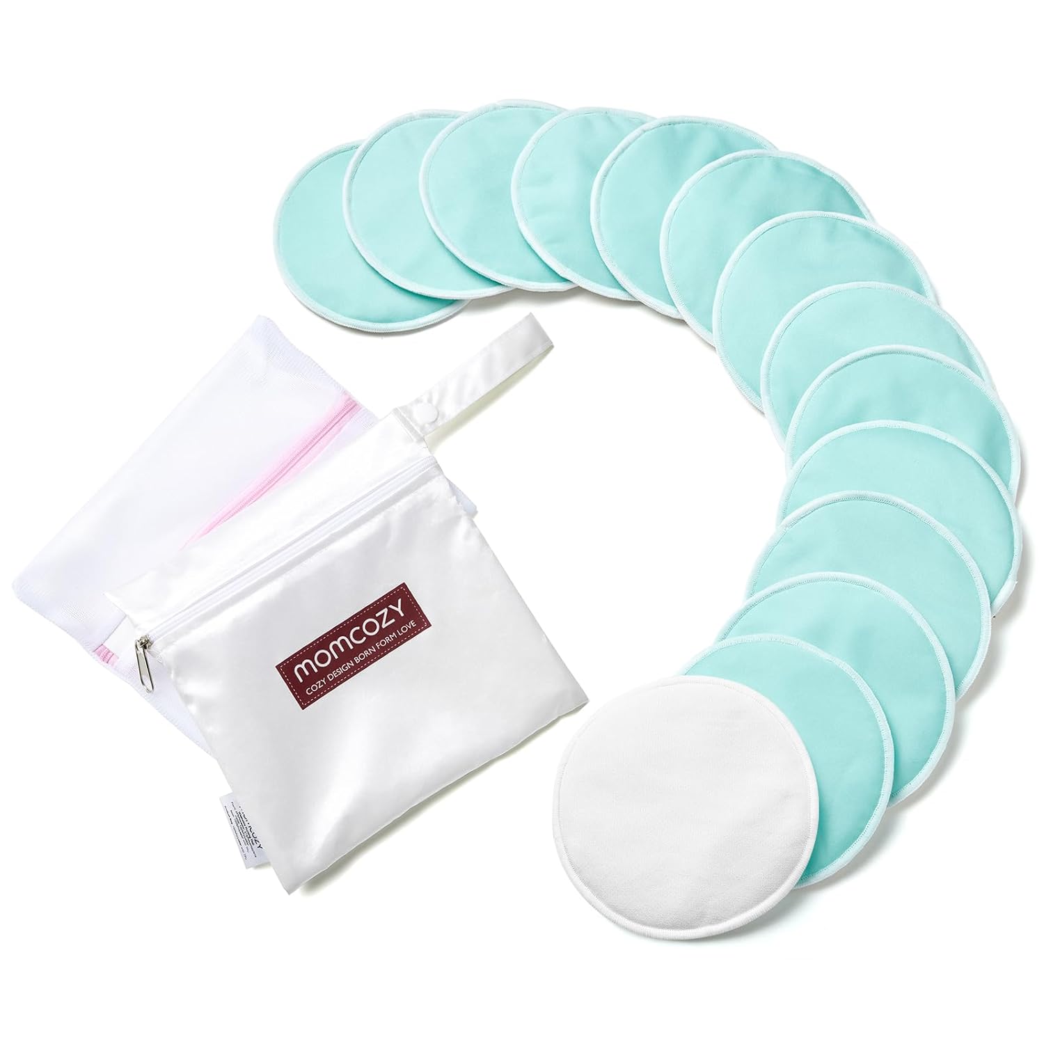 Momcozy Reusable Breast Pads - 14 Pack