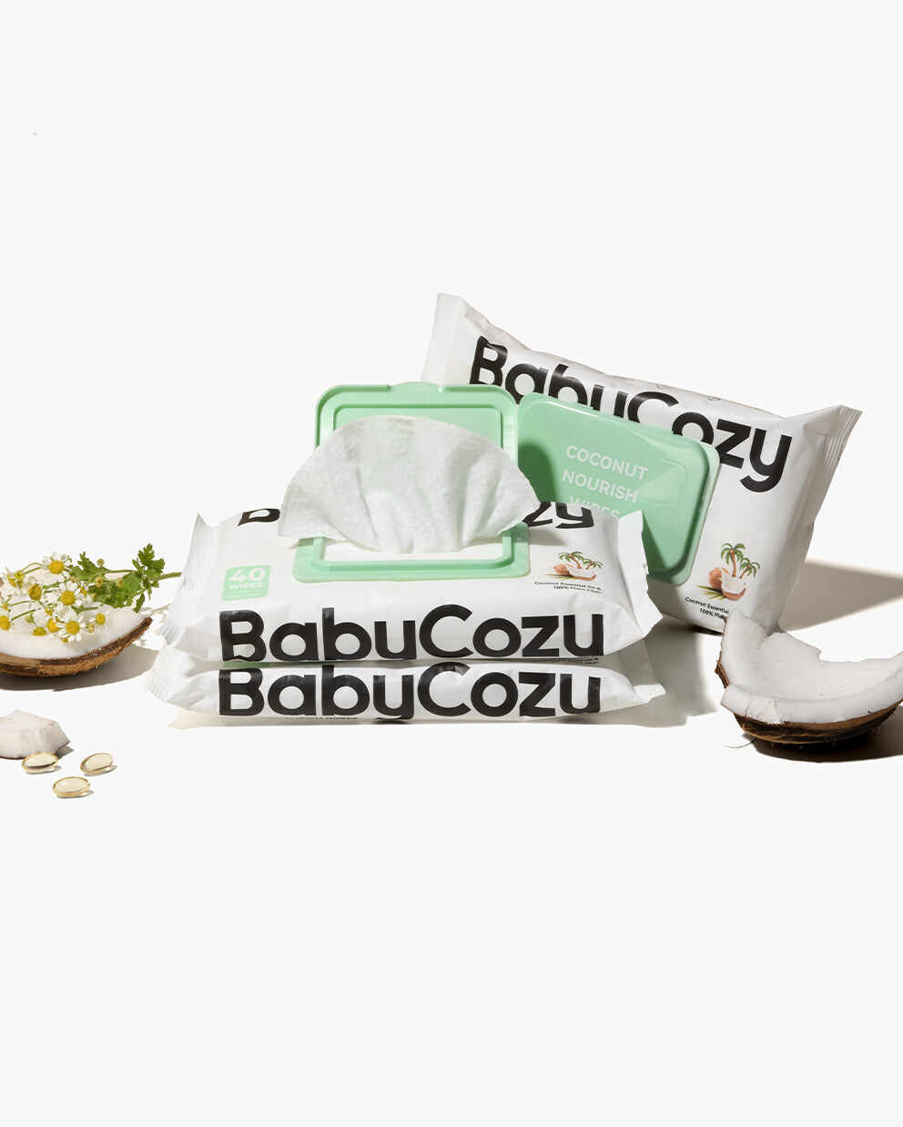 BabyCozy 婴儿滋润湿巾（6 包，240 片）