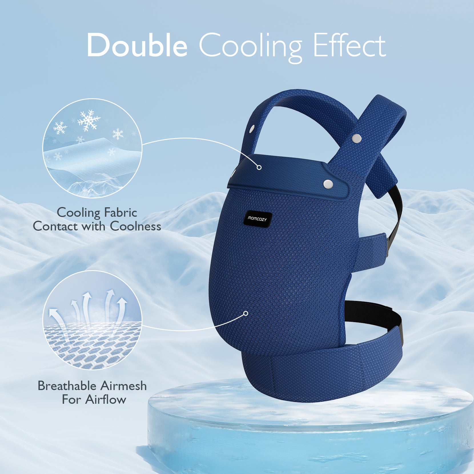 Ergonomic,Cozy and Lightweight - Baby Carrier Newborn to Toddler