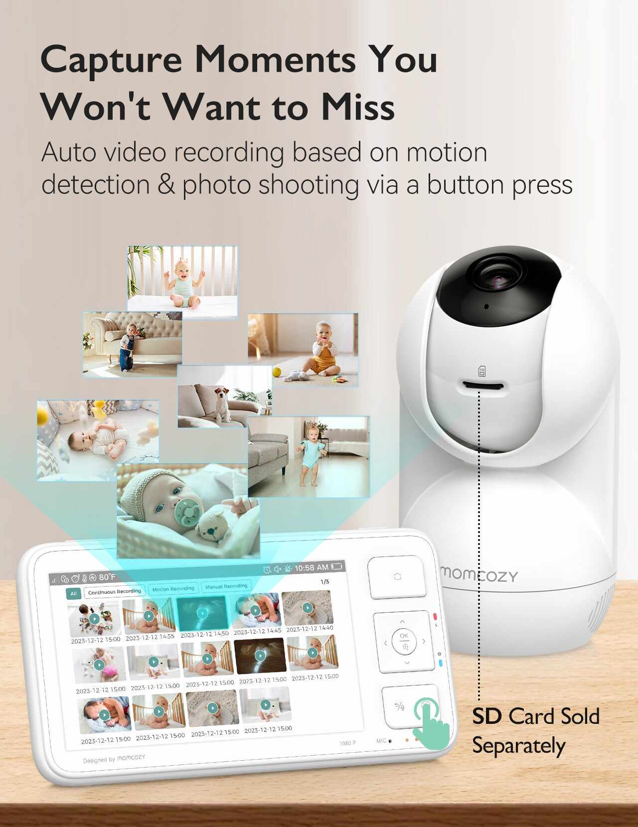Momcozy 5.5''全高清视频婴儿监视器 - BM03
