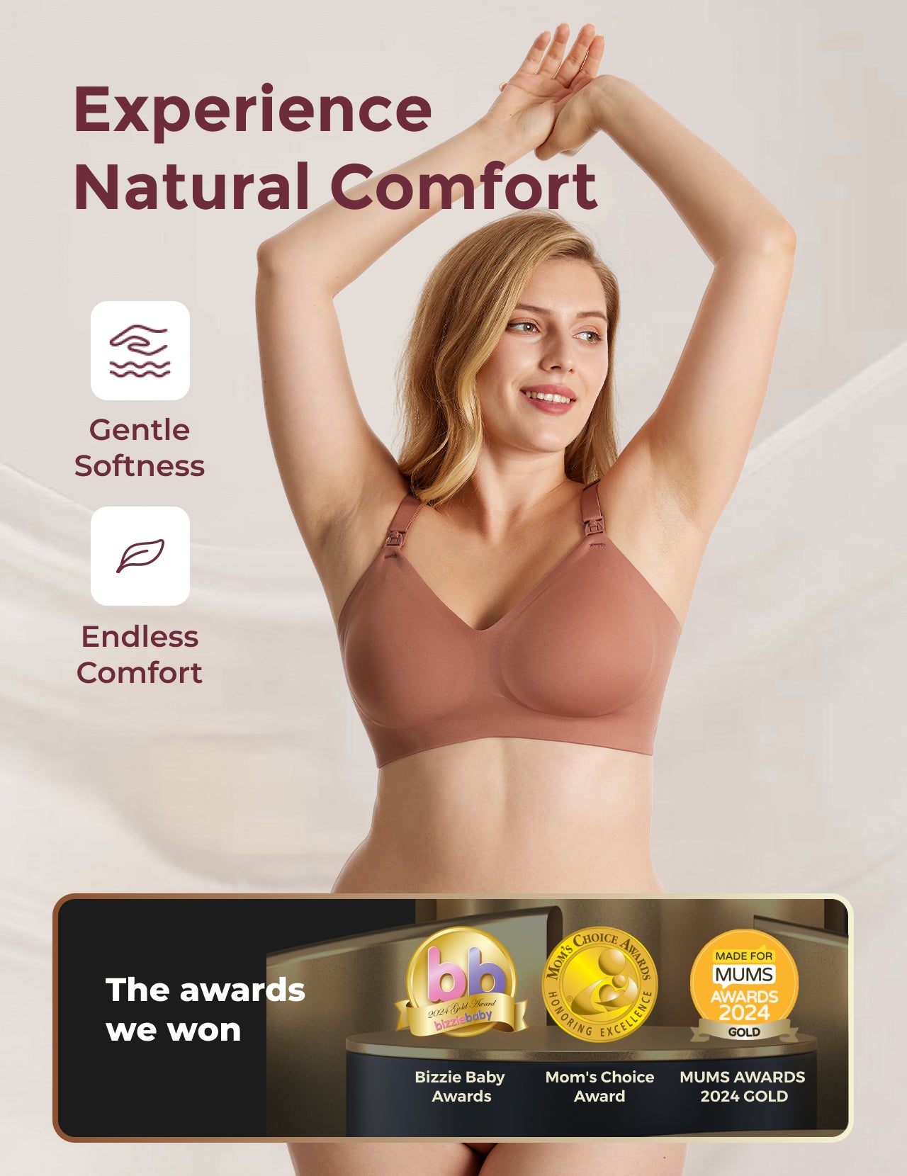 SMOOTH - Ultra Soft & Omni Maternity Nursing Bra-YN21